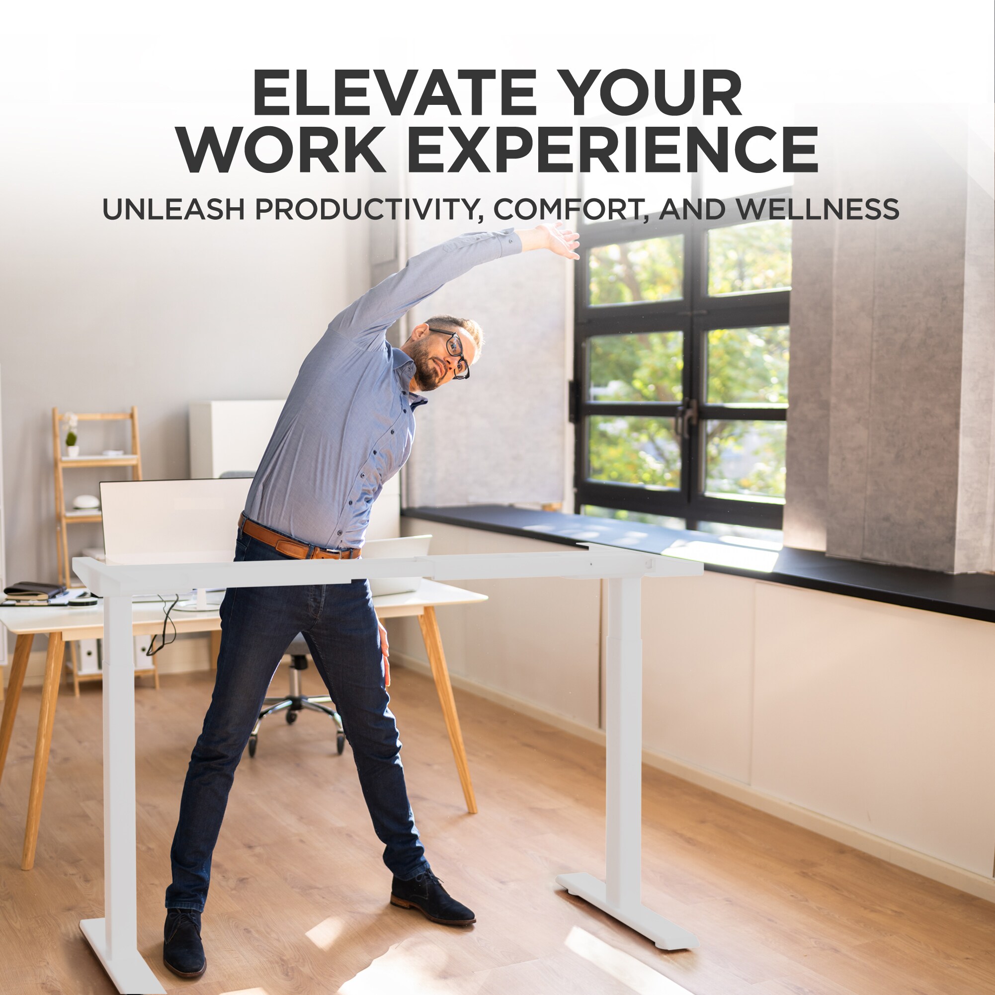 Uncaged Ergonomics RUW desks - View #3