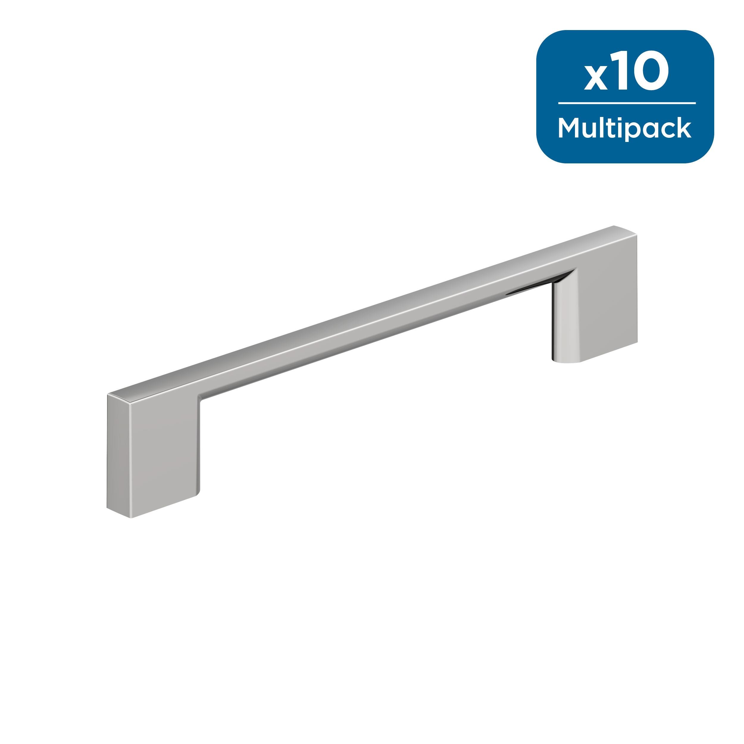 Amerock 10BX3713226 Cityscape 5-1/16-in , 128mm Center to Center Polished Chrome Cylindrical Bar 10 -Pack