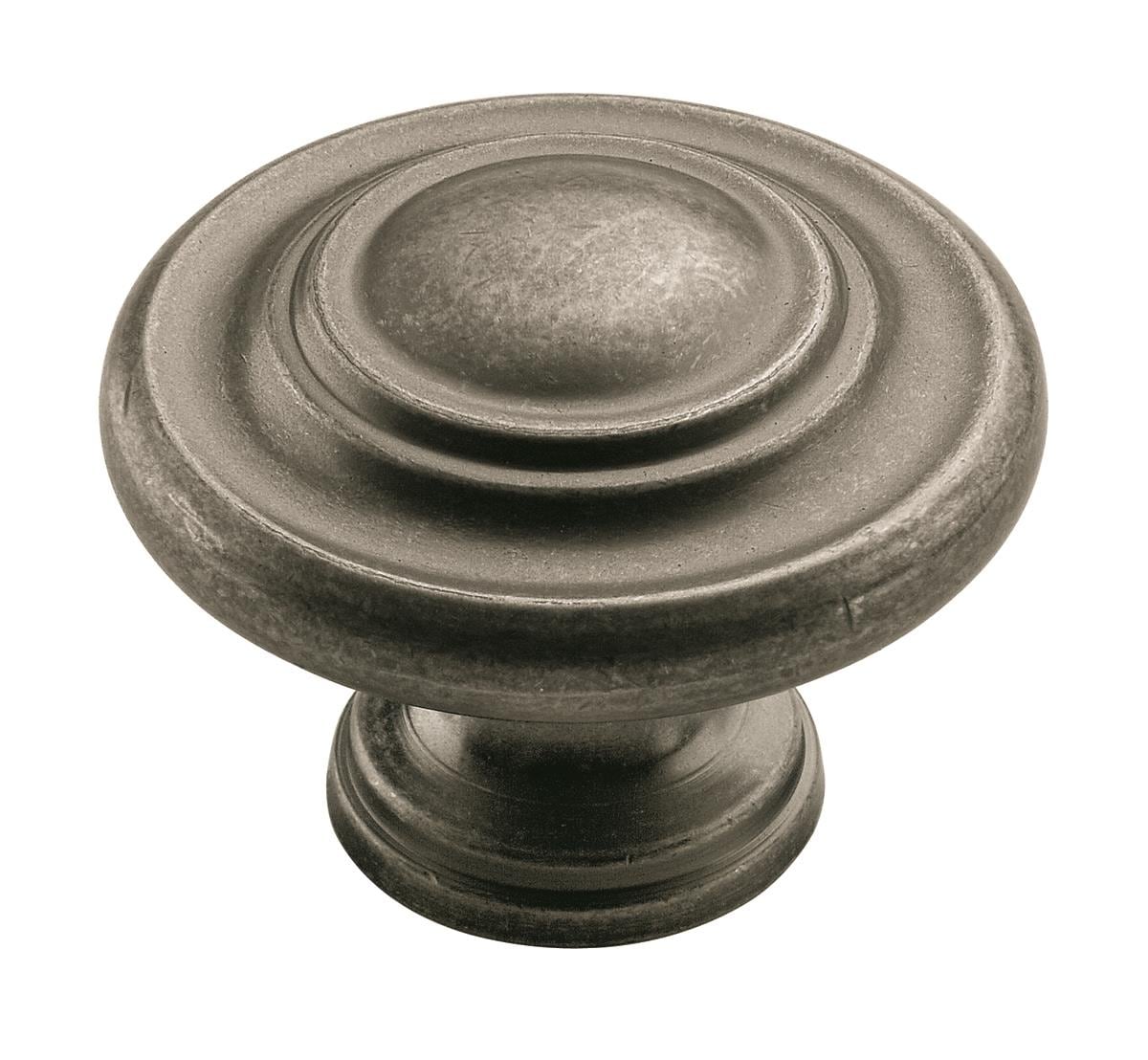 Amerock BP15862WN Inspirations 1-3/4-in Weathered Nickel Round Traditional Cabinet Knob