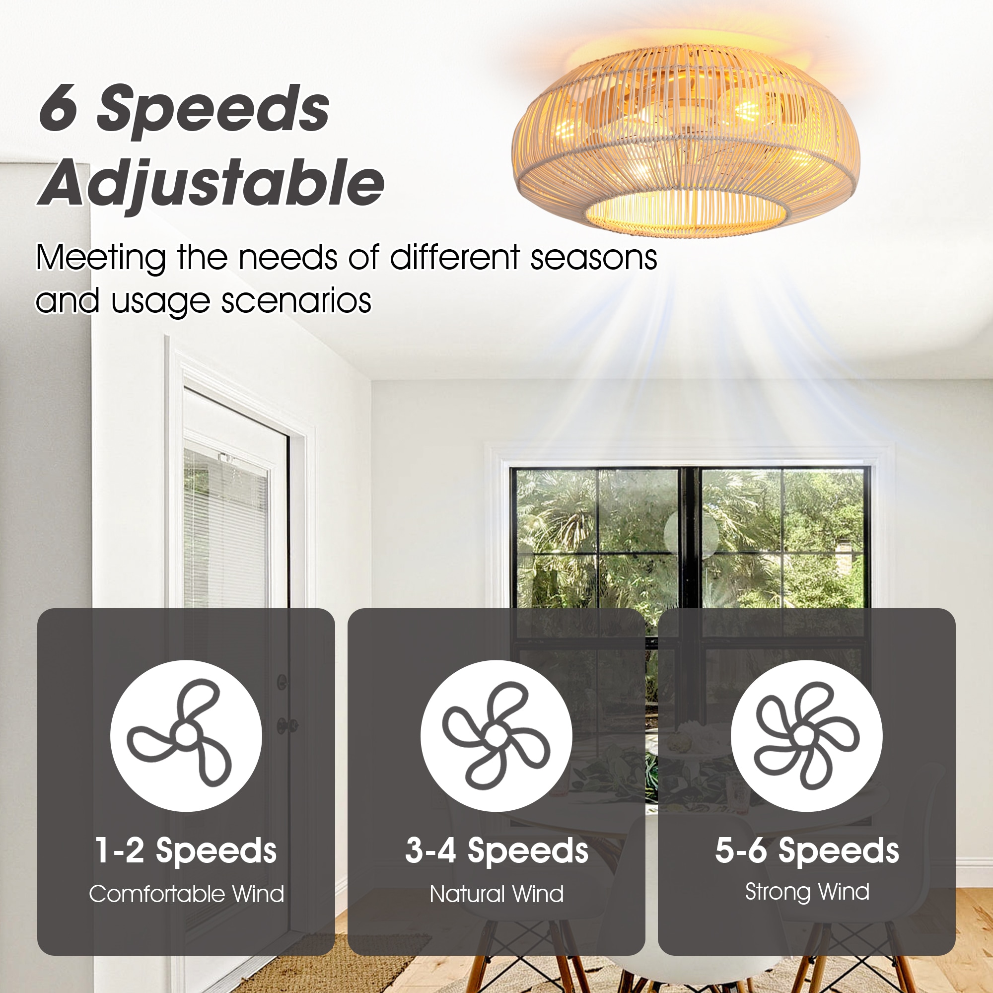 IHOMEadore MDF2002WH Ceiling-Fans - View #7