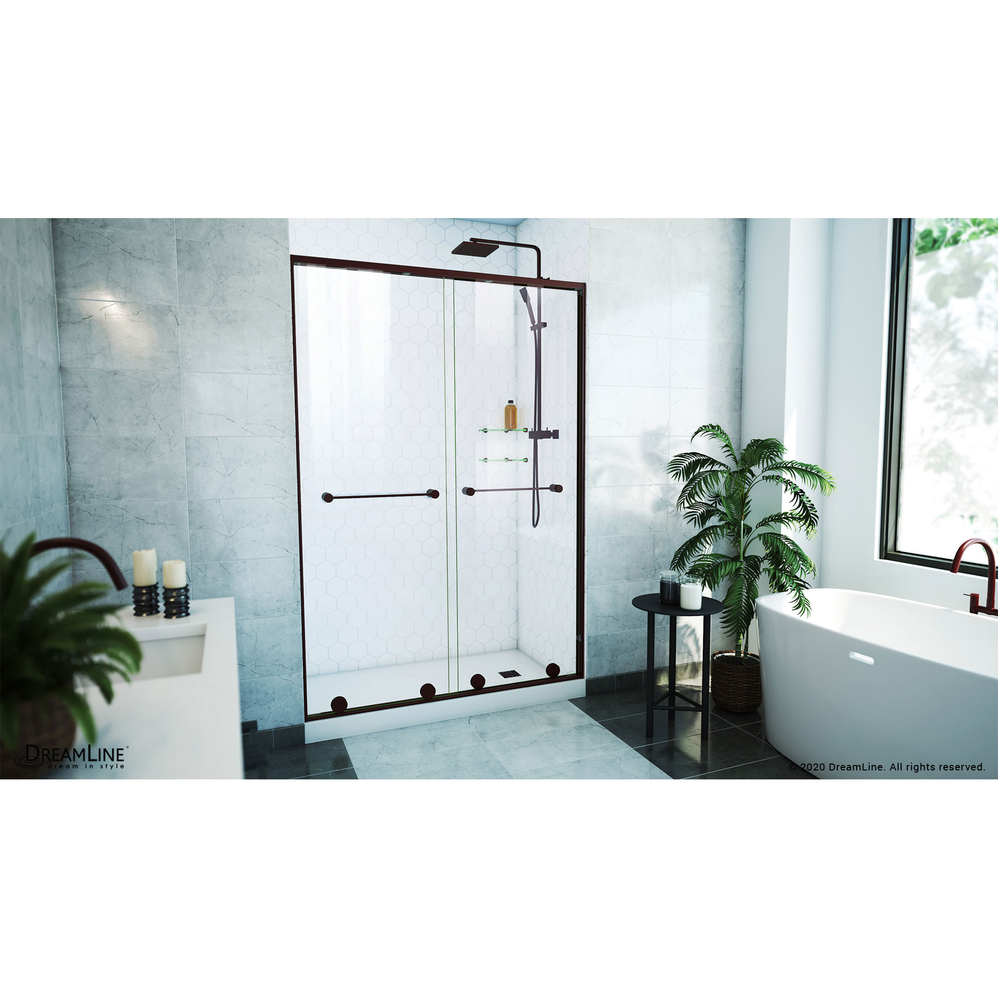DreamLine SDHA54W760VXX06 Shower-Doors - View #7