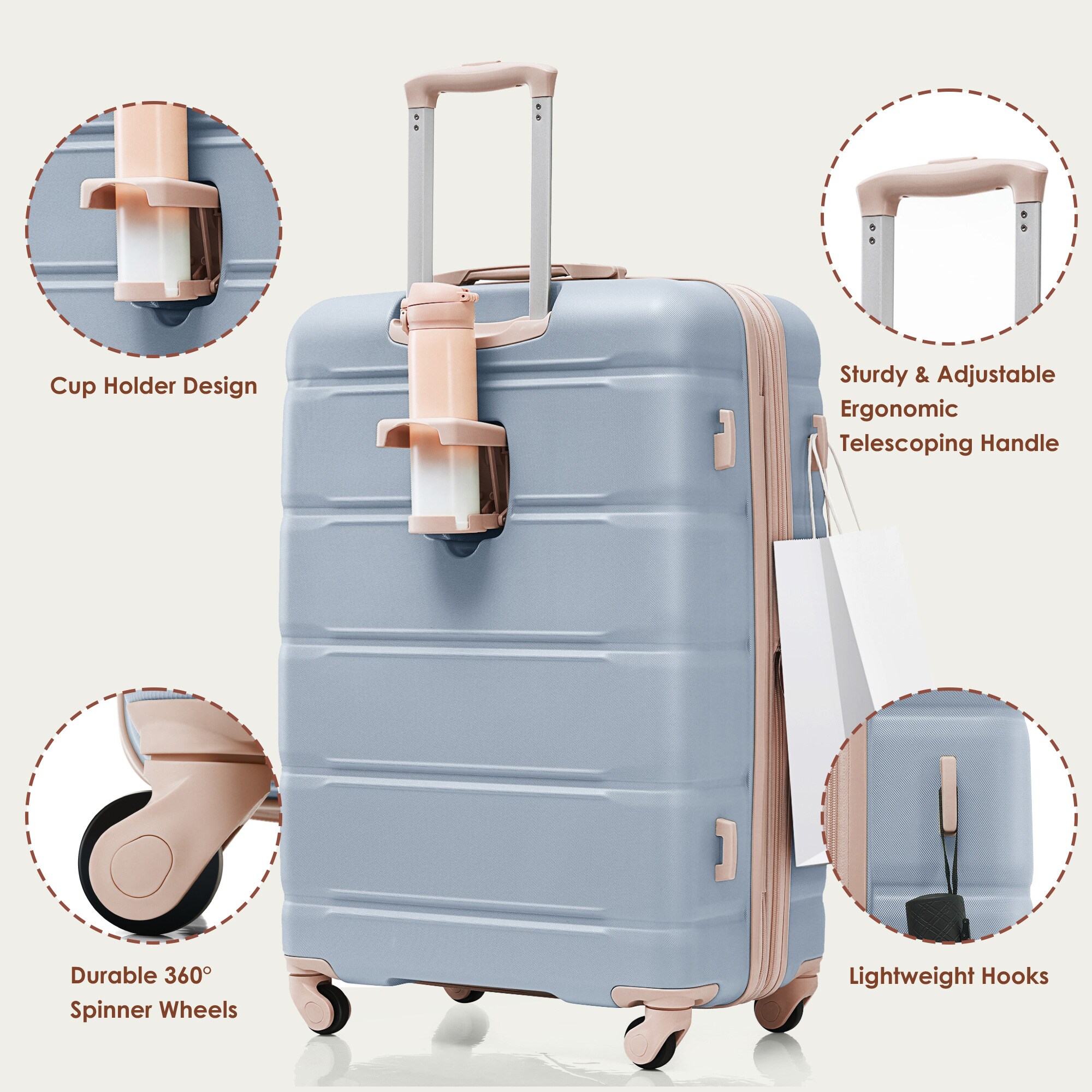 SINOFURN SYD9600012BG Luggage-And-Luggage-Sets - View #2