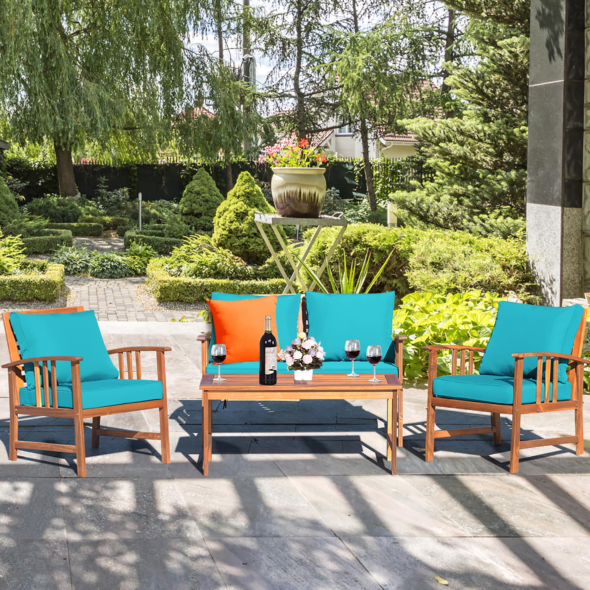 Costway HW62425TU+ Patio-Conversation-Sets - View #9