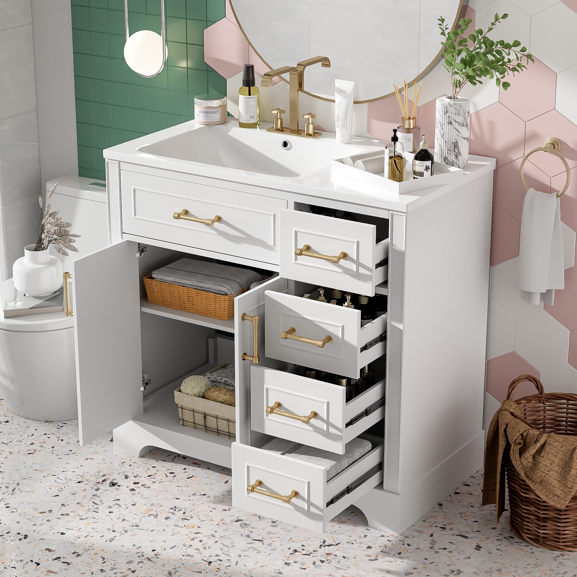 ModernLuxe L3P-N729P257284K Bath-Vanity-Combo - View #20