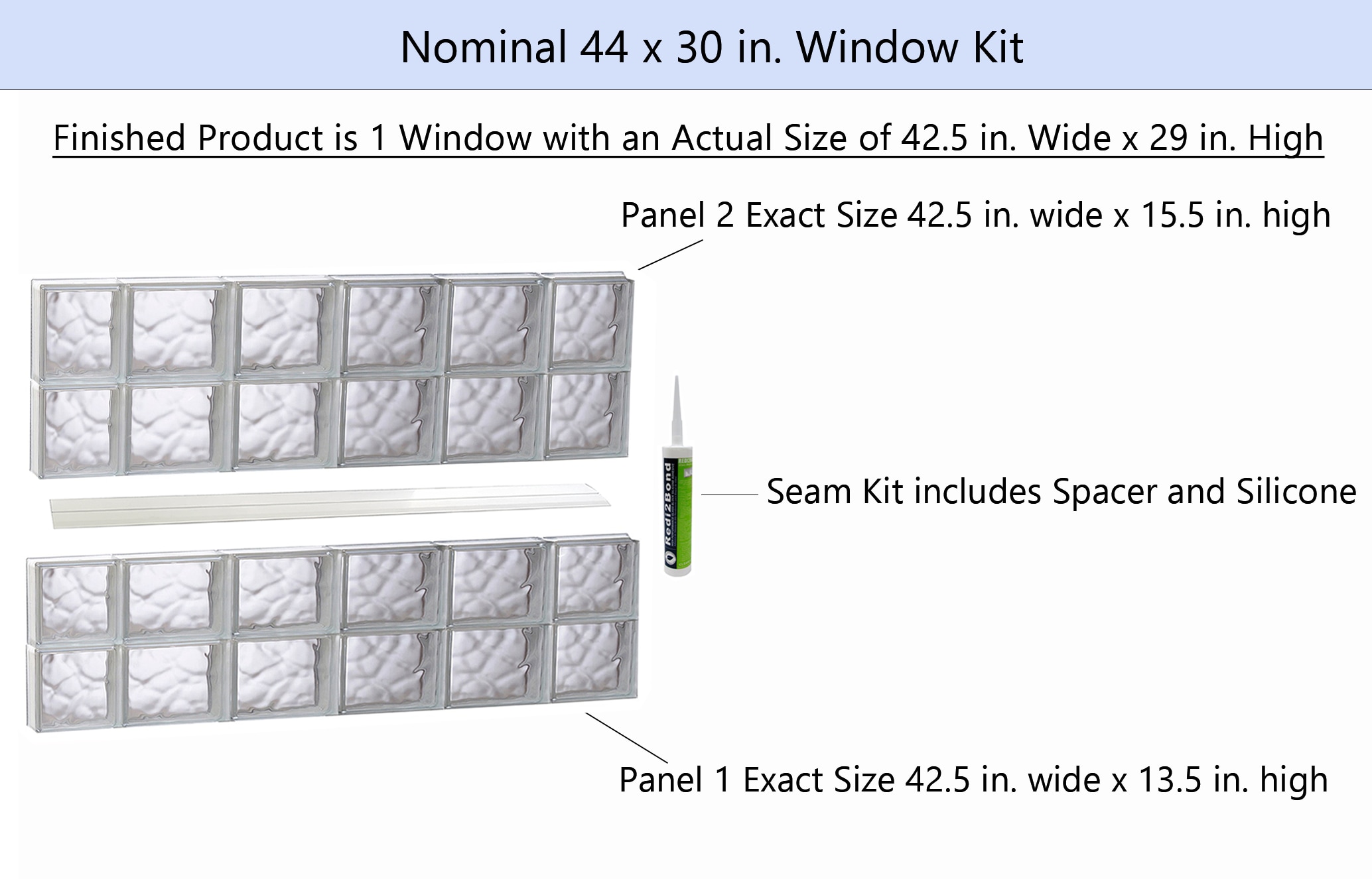 REDI2SET S4430DC Glass-Block-Windows - View #2