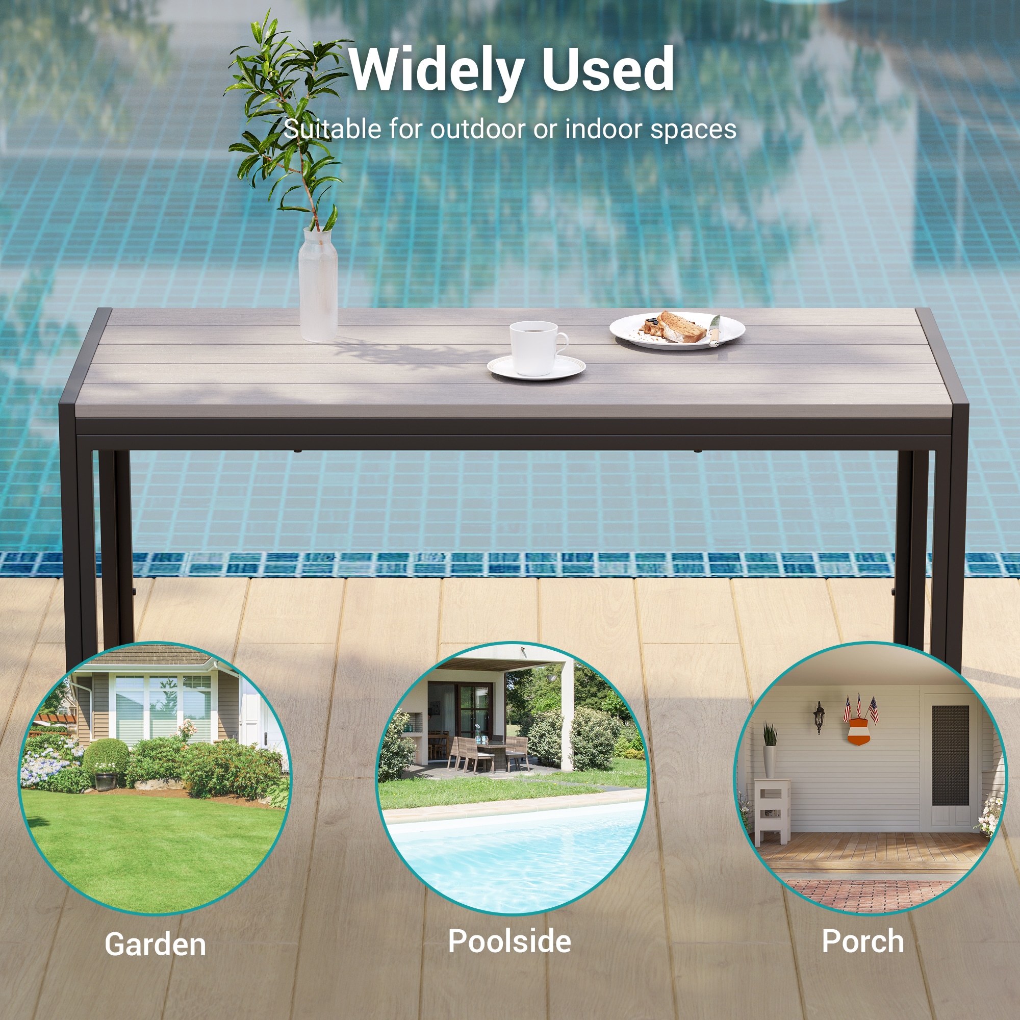 ACEGOSES LW-115T1-GY Patio-Tables - View #6