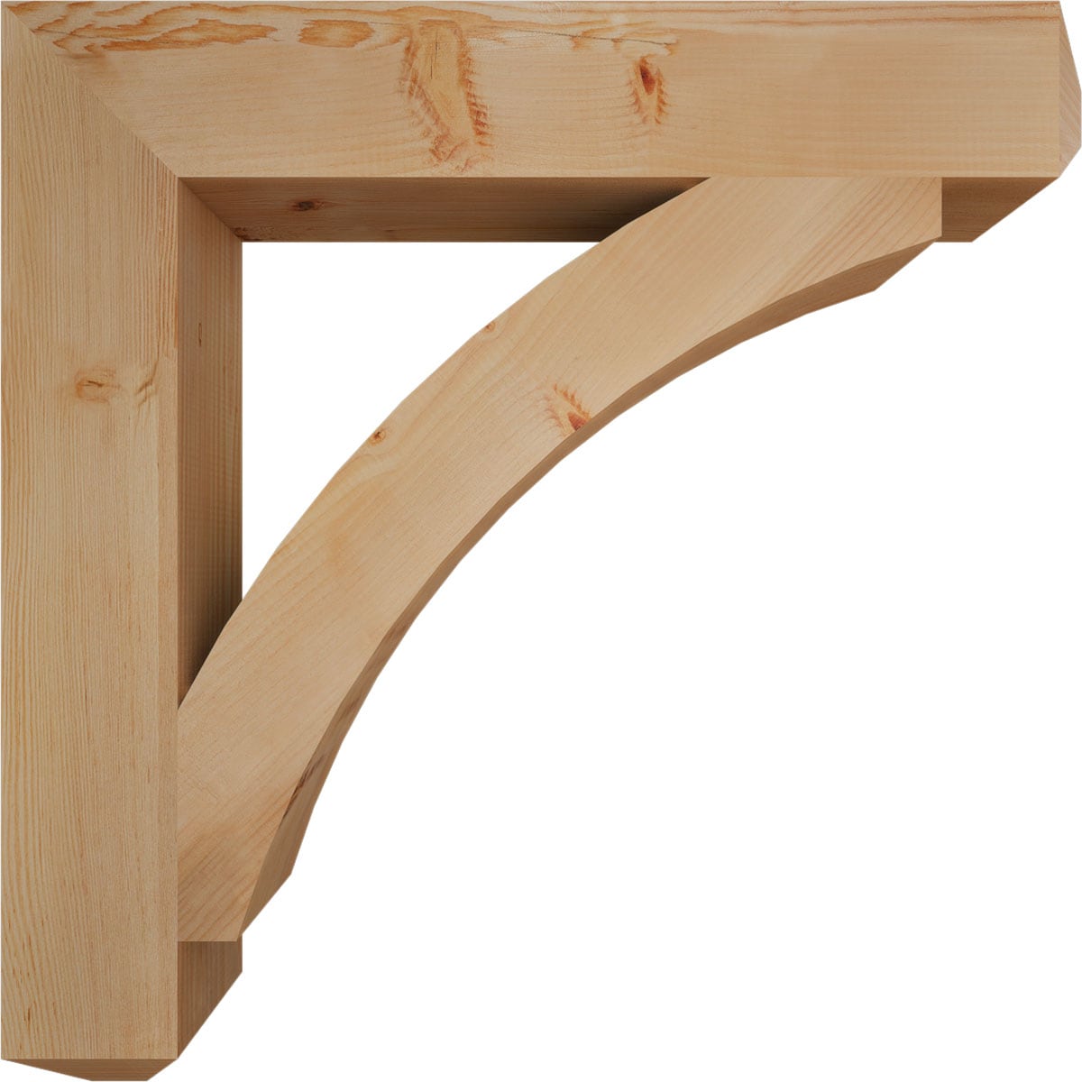 Ekena Millwork BKT06X38X38THR04SDF Exterior-Brackets-Braces - View #3