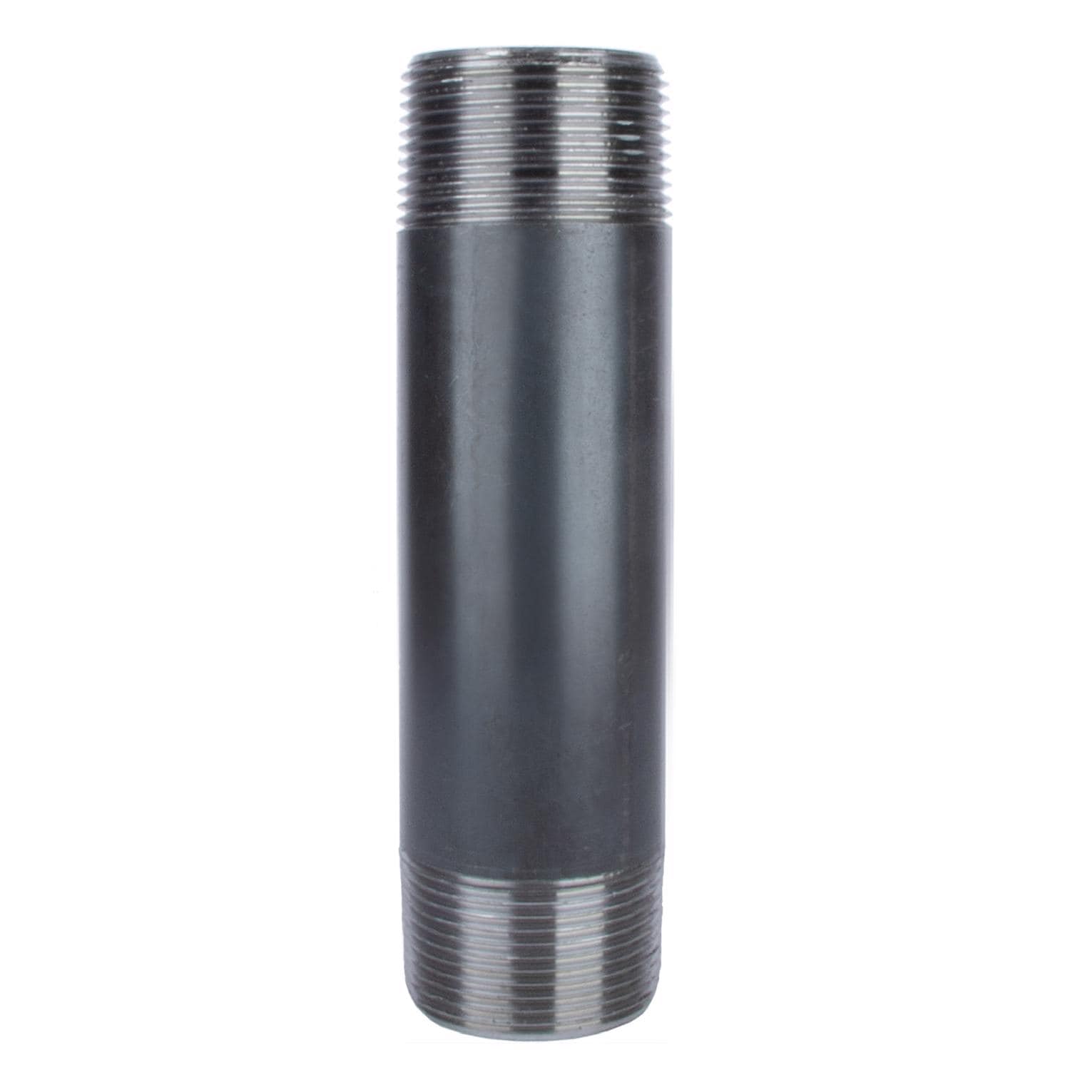 STZ  Industries 1-1/4 in. MIP each X 1-1/4 in. D MIP Black Steel 6 in. L Nipple