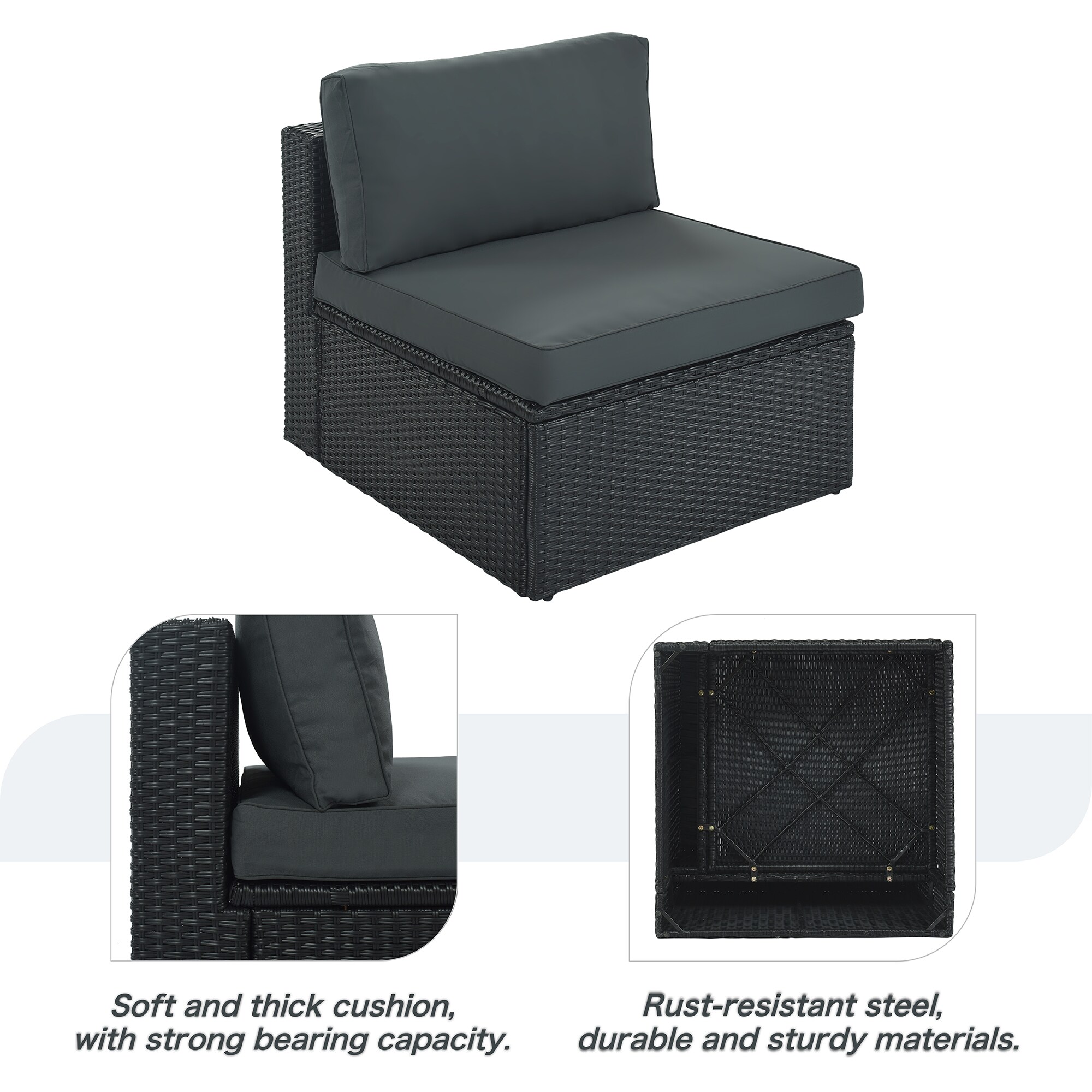 Mondawe OR-6S06-KN Patio-Sofas-Daybeds - View #6