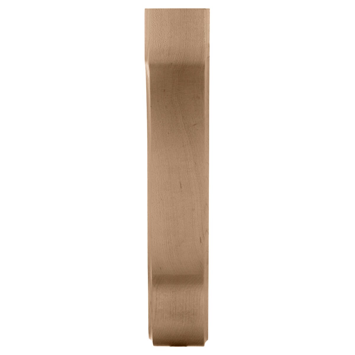 Plymouth Rubberwood Brown 11" Hand-Carved Wood Corbel