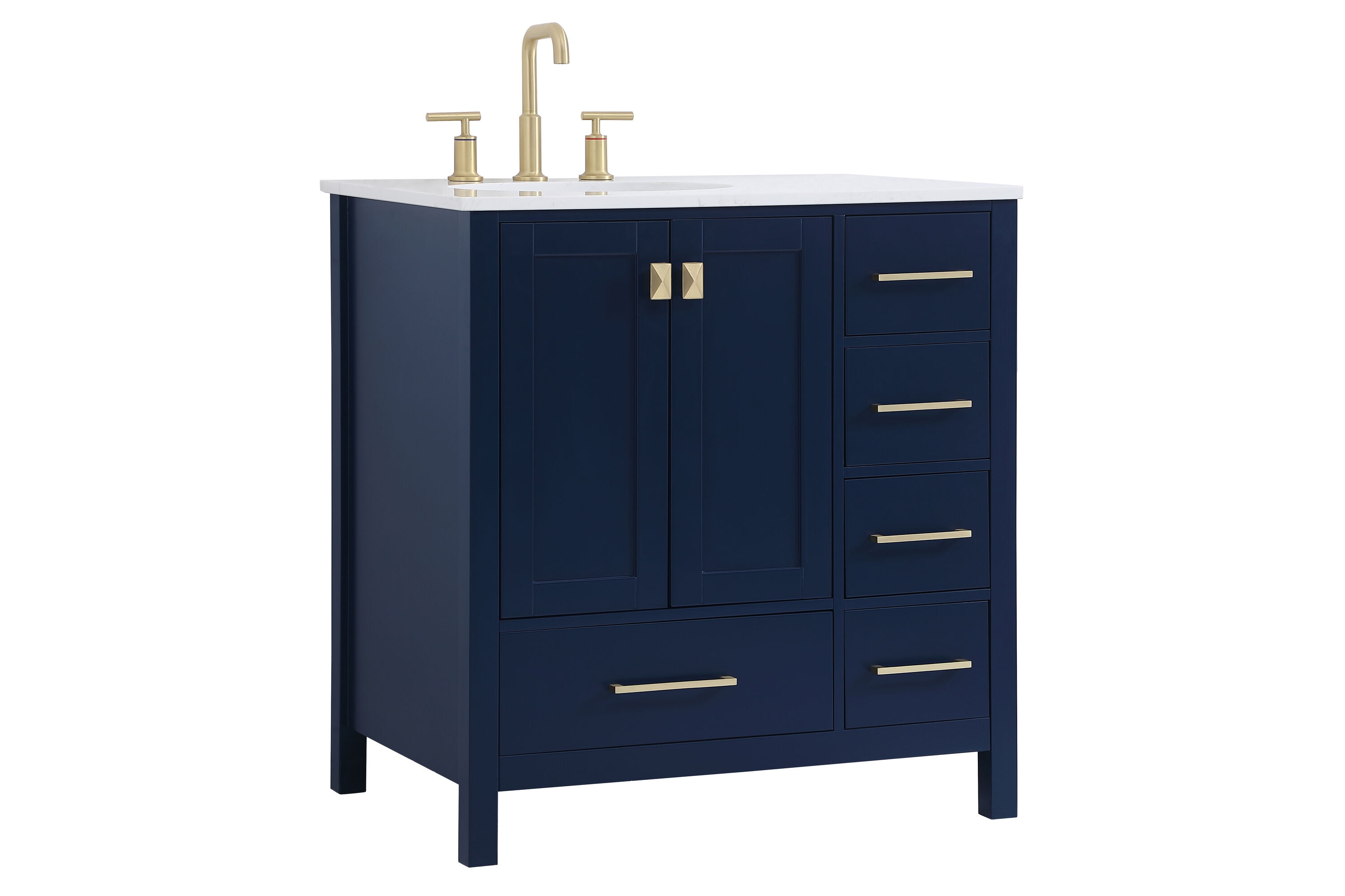Elegant Decor FI56432BL Bath-Vanity-Combo - View #3