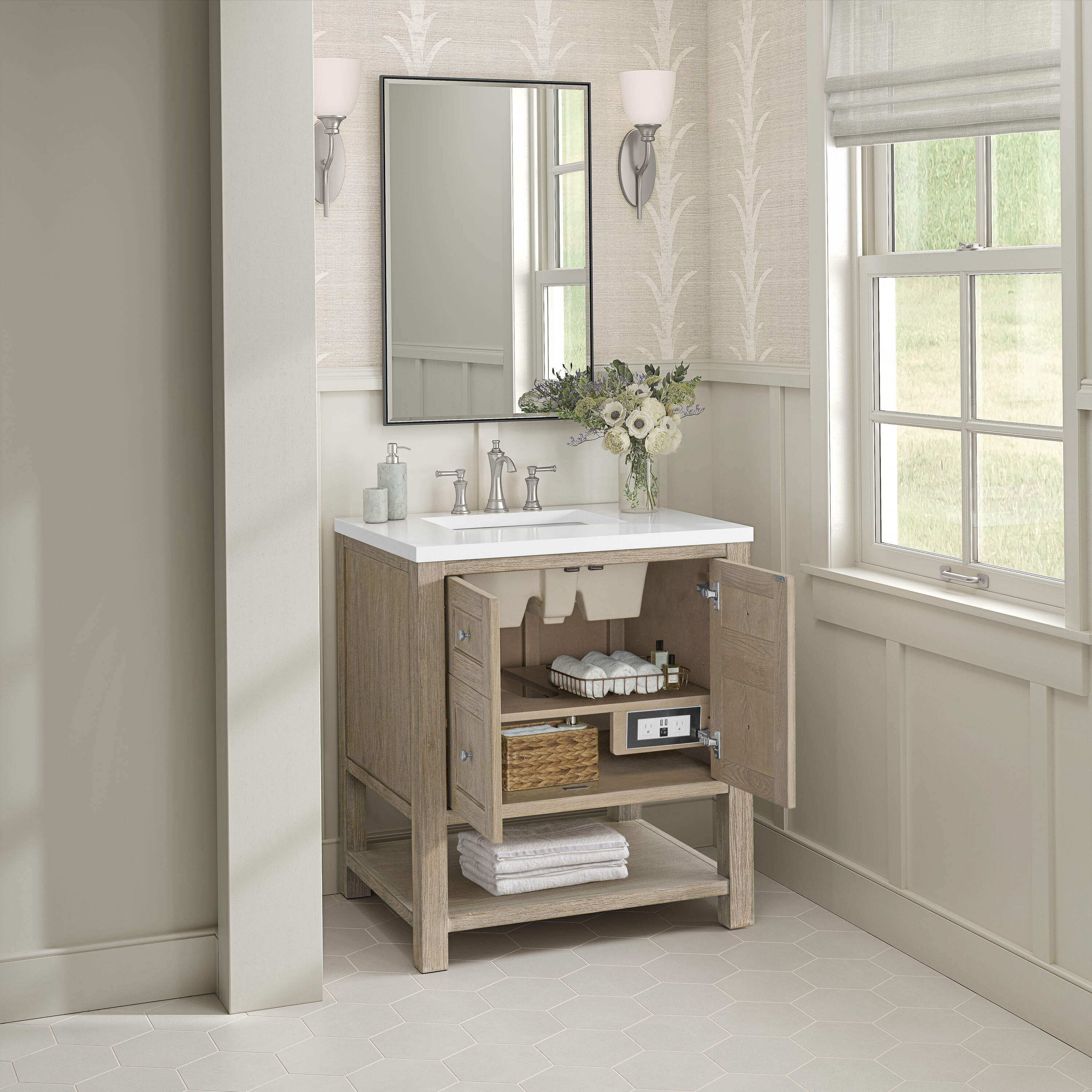 James Martin Vanities 330-V30-WWO-3WZ Bath-Vanity-Combo - View #4