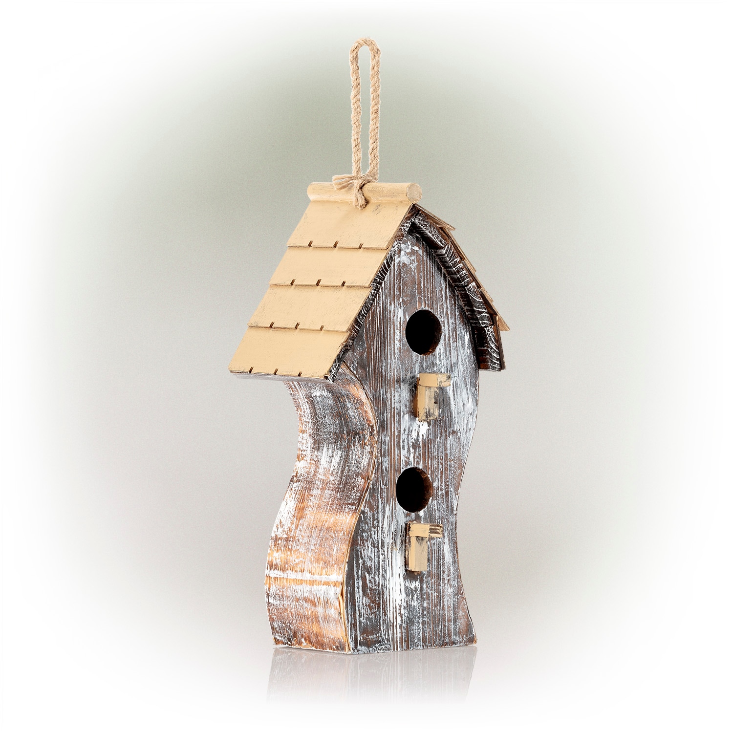 Alpine Corporation YEN144HH-WT Bird-Houses - View #9