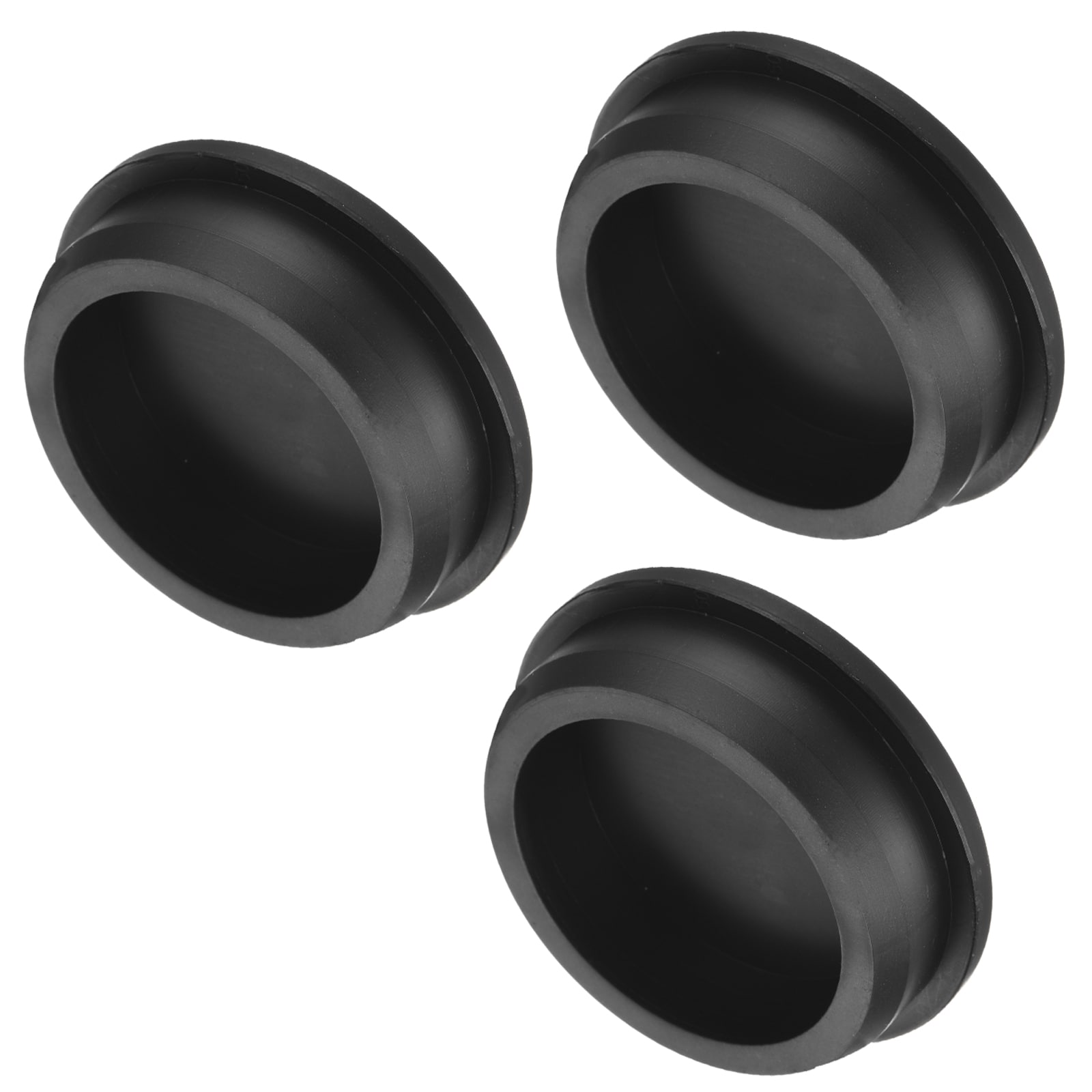 Unique Bargains High Temp Silicone Plug Mount Dia 51.3mm/2.02inch t Shaped Rubber Stopper Hole Plugs for Powder Coating Plating Waterproof Plugs Sealing Plugs Black Pack of 3(OD 57.5mm) #S26042700UX6062