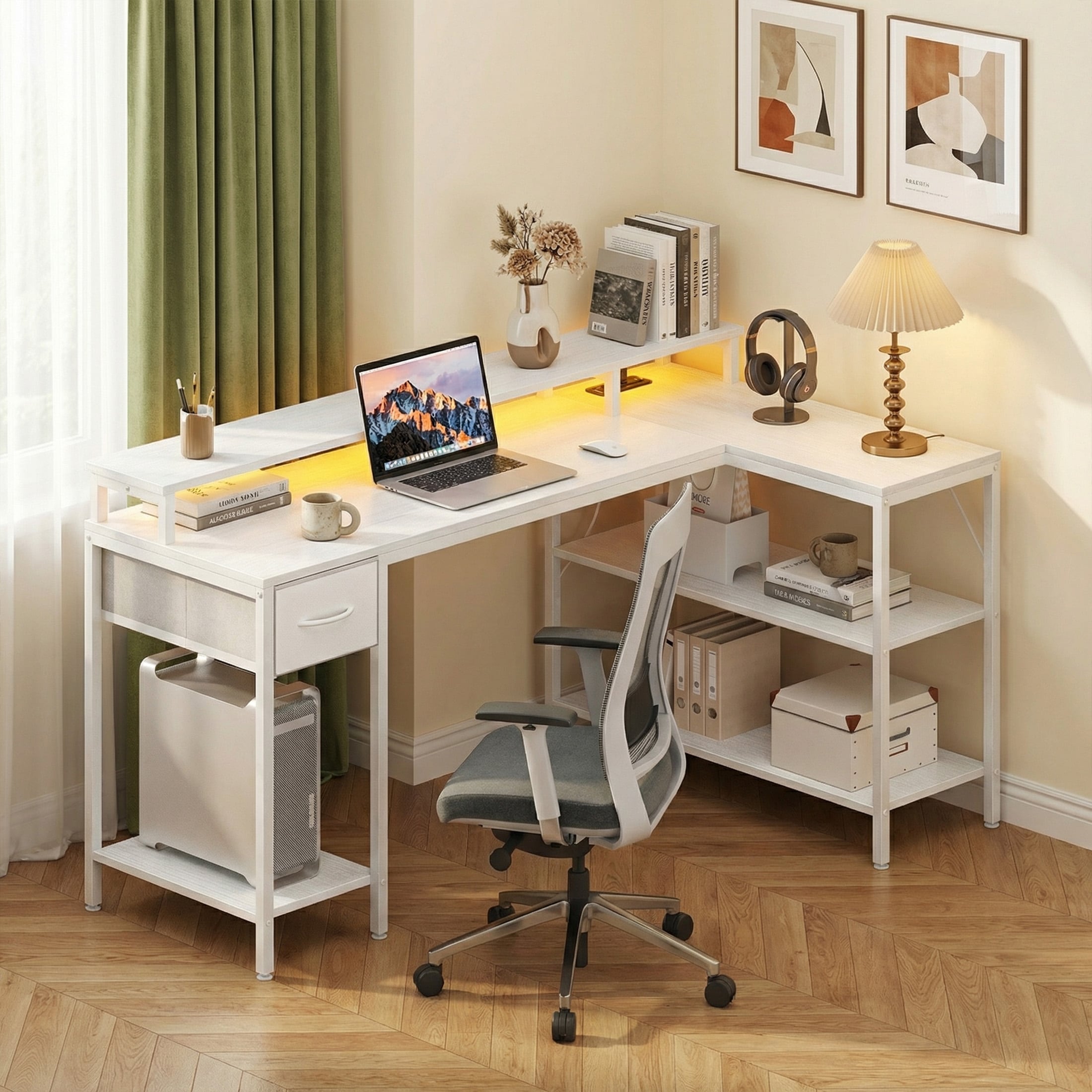 Sweetcrispy L-FH-LXZ2CDD-53WT desks - View #2