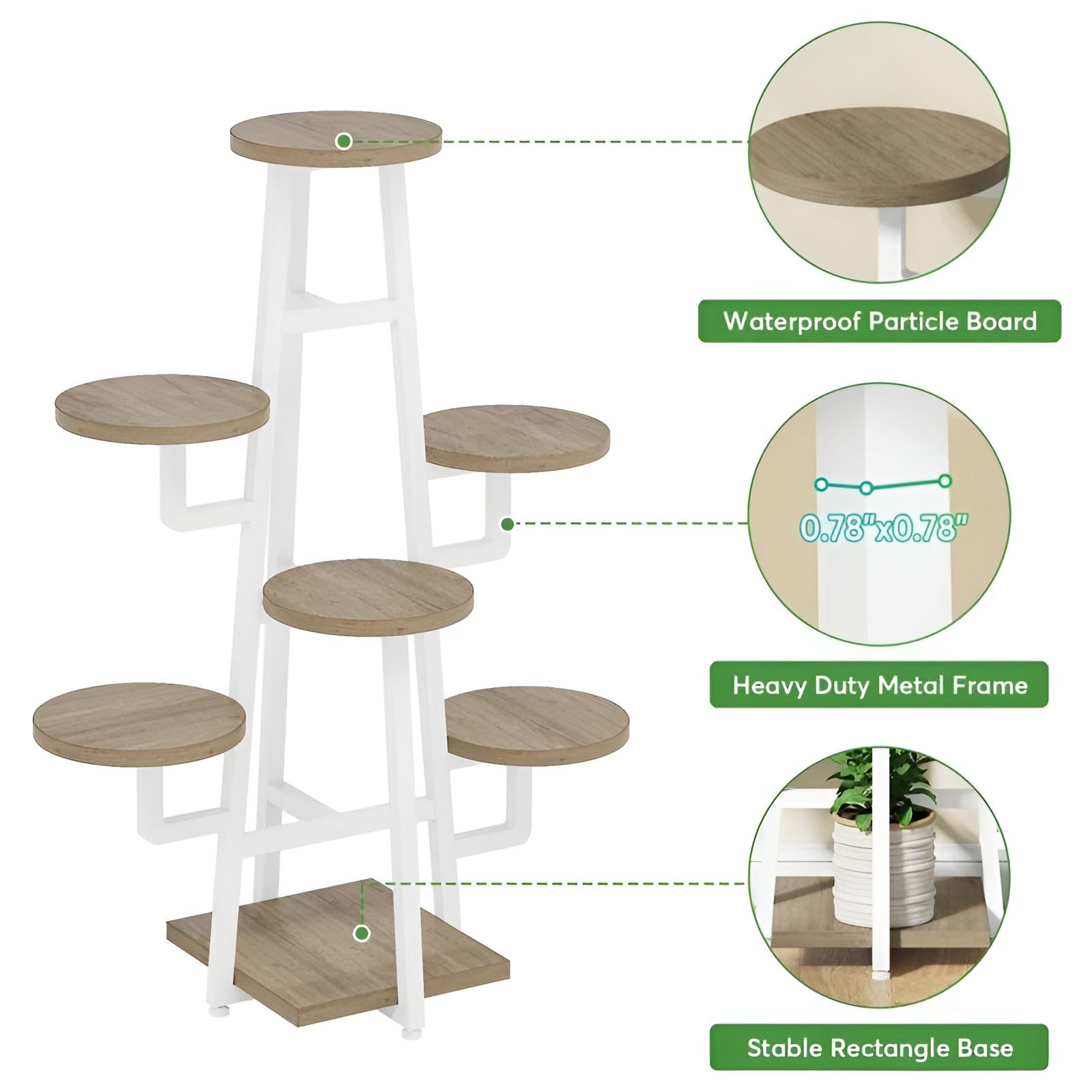 Slickblue D-FR-1016 Plant-Stand - View #5