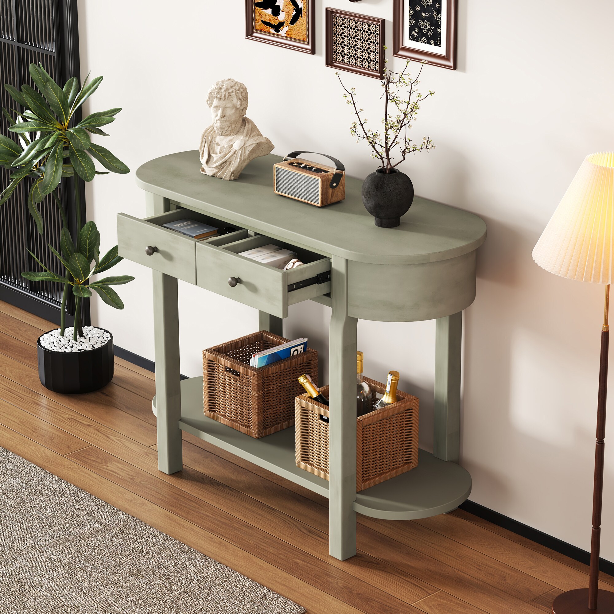 SINOFURN SYA330198GY Console-Sofa-Tables - View #12