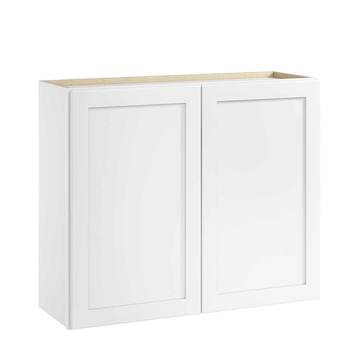 Whalen CLICK-IT LWSCLICK-32 Enfield 36-in W x 30-in H x 12-in D Classic White Birch Wall Ready to assemble Plywood Cabinet (Raised Panel Shaker)