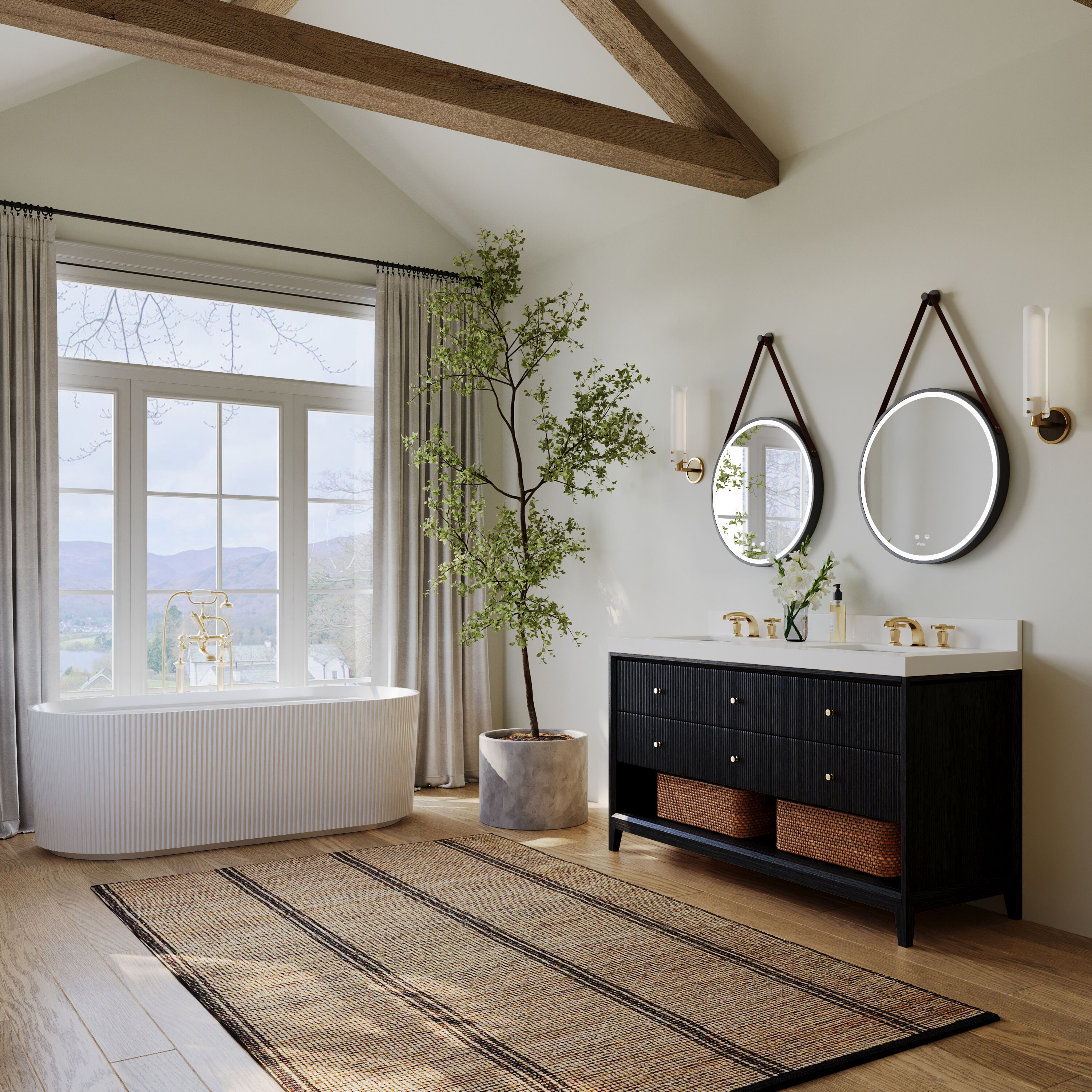 Ancerre Designs VTS-MOMO-60-RBO-WQZ Bath-Vanity-Combo - View #14