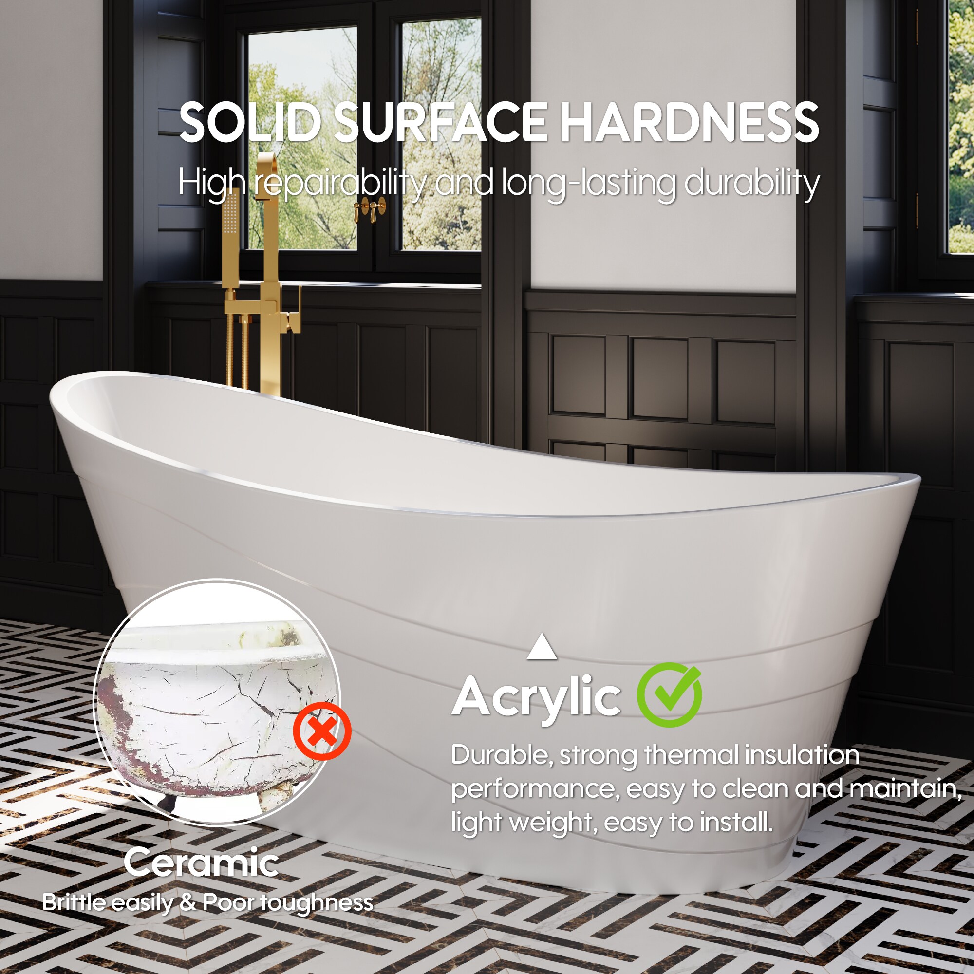 WELLFOR JO-115355 bathtubs - View #8