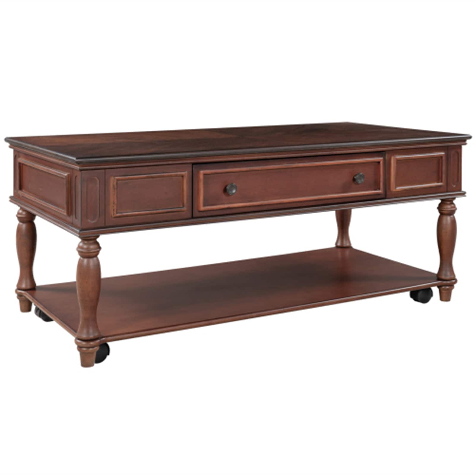 BESTCOSTY WF281LJW529AAPZYYRL 47.25-Inches W x 19.1-Inches H Espresso Wood Rectangular Modern End Table with Storage Assembly Required