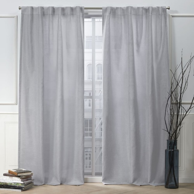 Dove Grey Polyester Light Filtering, Nicole Miller Curtains Canada