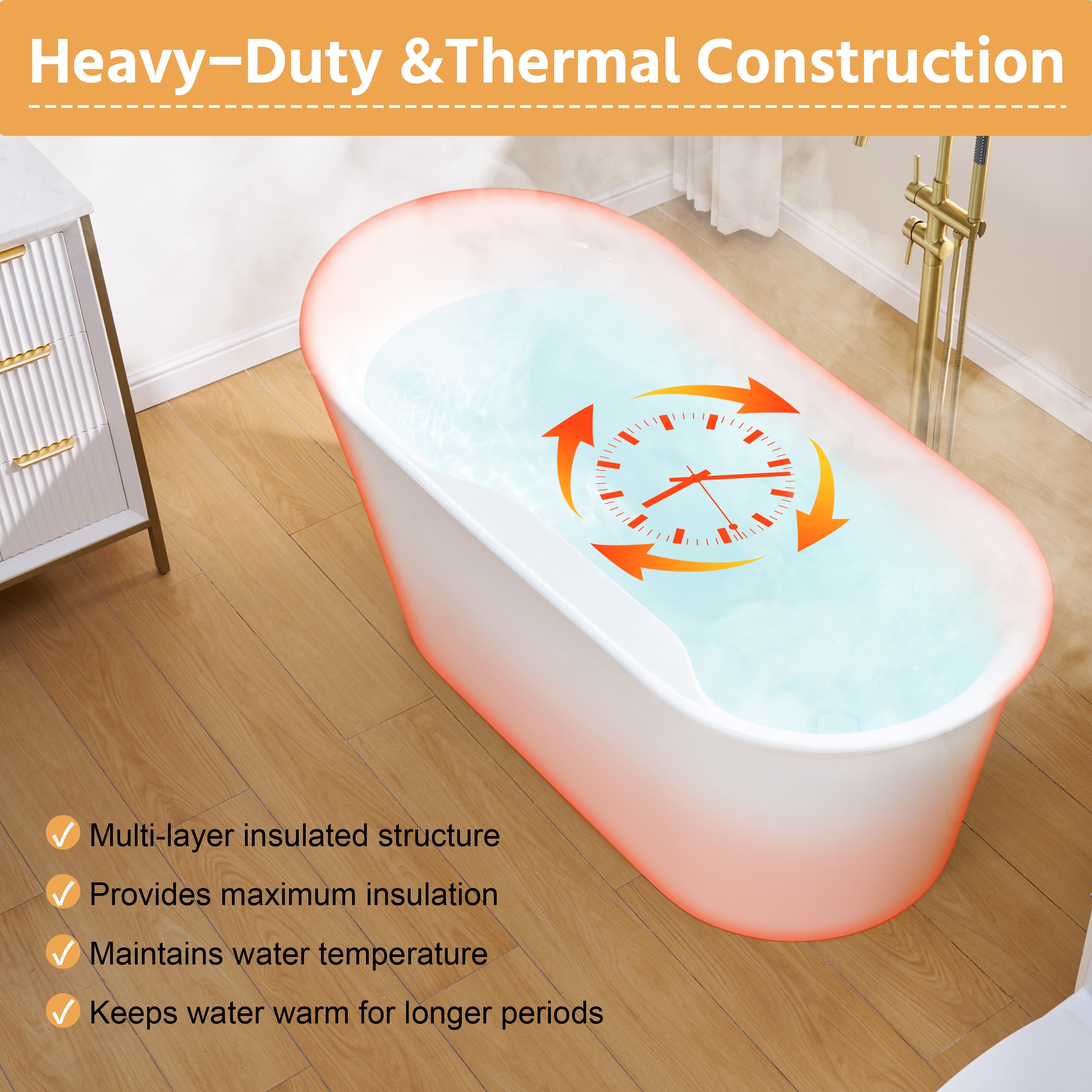 WELLFOR SILVA-Y615 bathtubs - View #8
