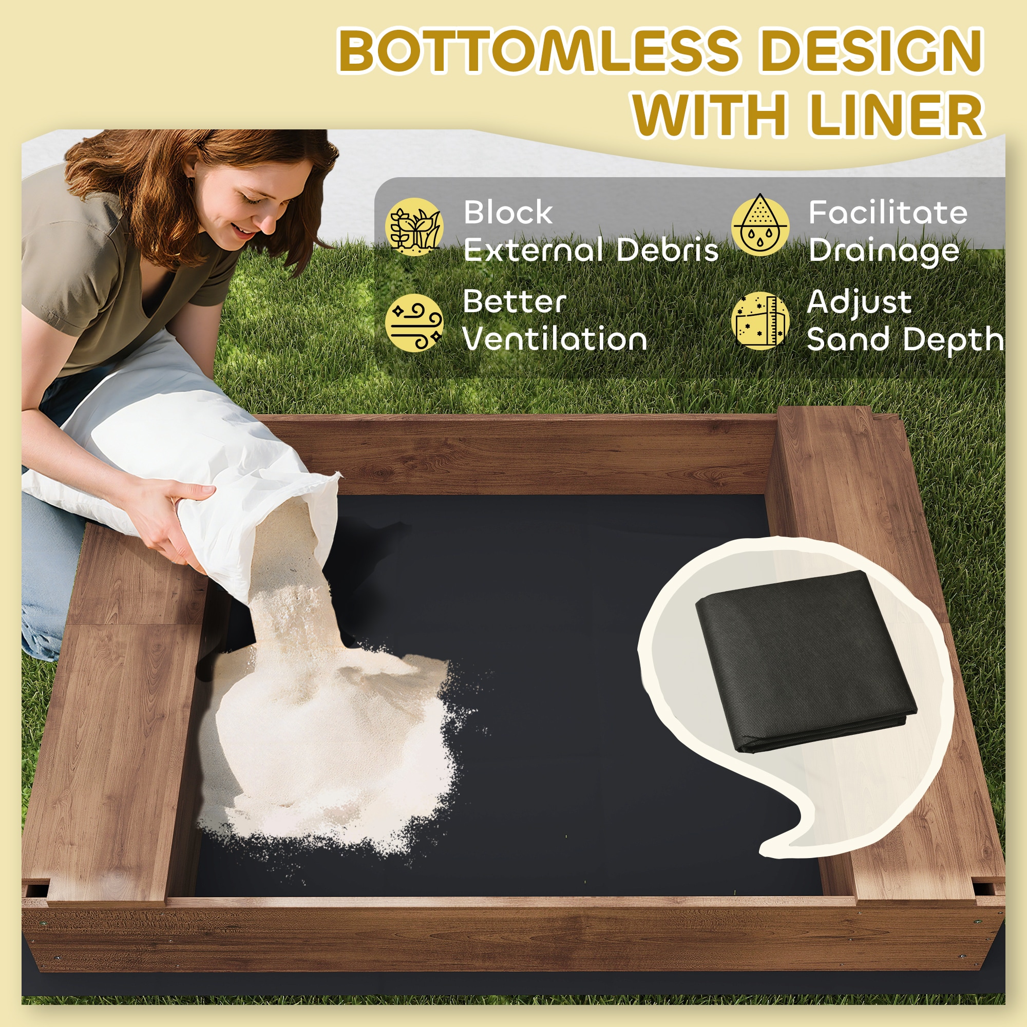 Qaba 343-081V00BN sandboxes - View #5