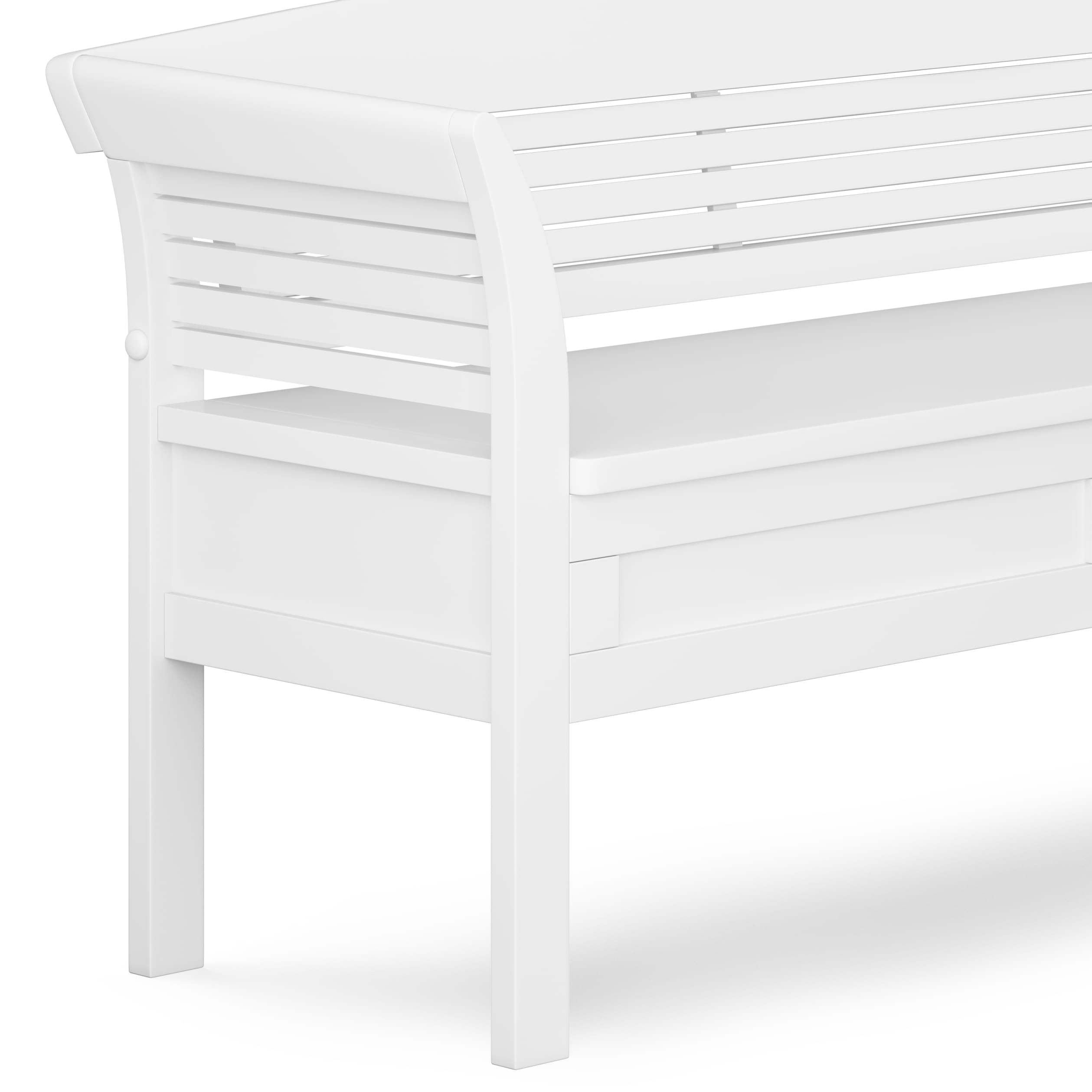 Simpli Home AXCARL13-WH bench - View #6