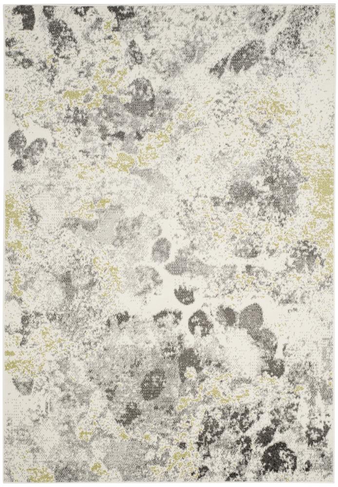 Safavieh WTC696A-4 Watercolor Clive 4 x 6 (ft) Loomed Polypropylene Ivory/Gray Rectangular Indoor Abstract Area rug