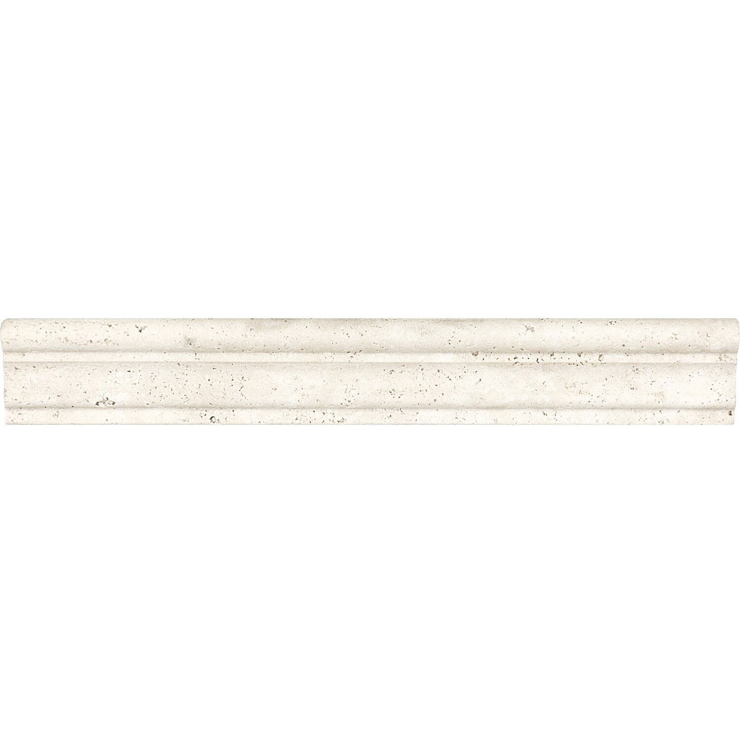 Anatolia Tile 77-384 Ivory Premium Natural Stone Travertine Chair Rail Tile (2-in x 12-in)