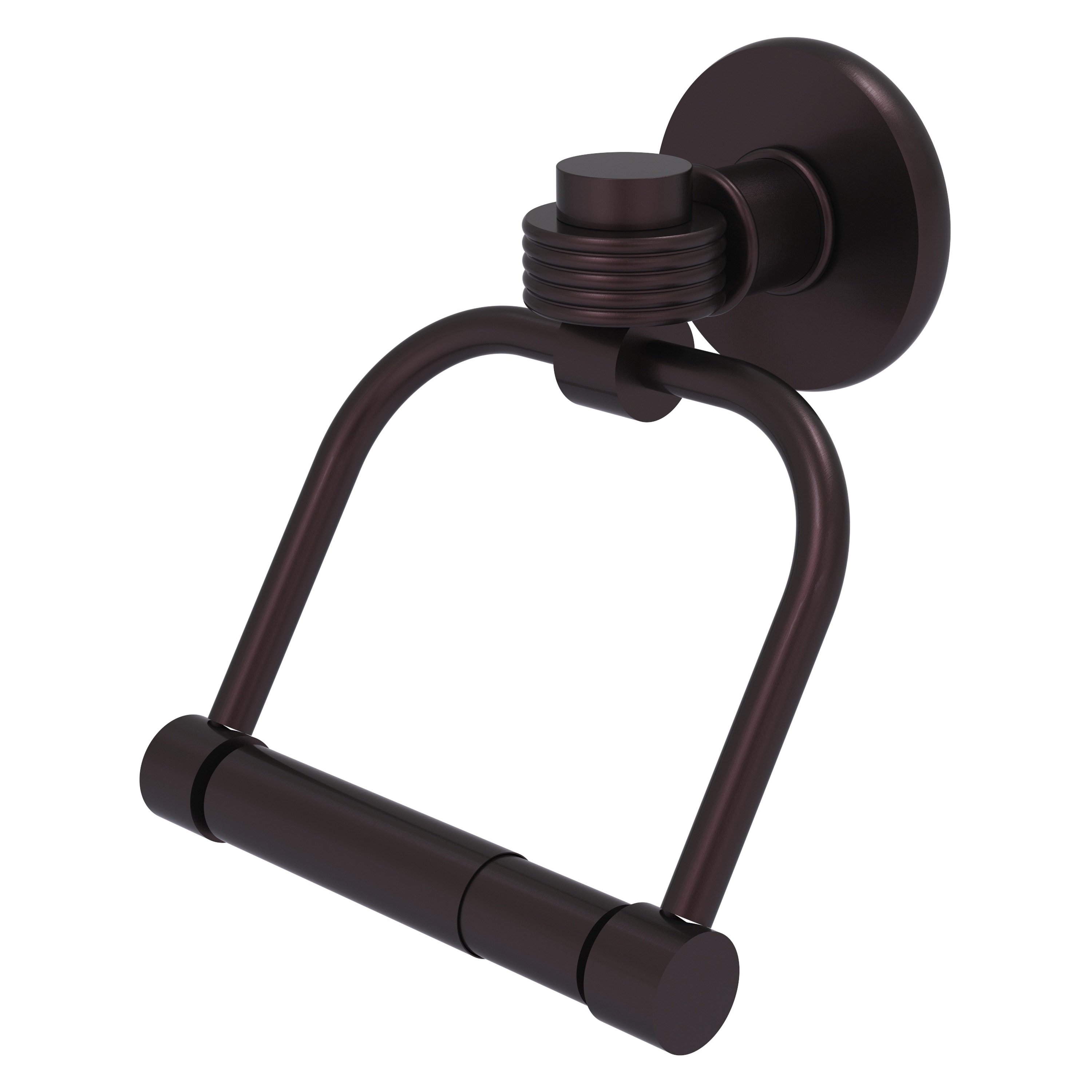 Allied Brass 2024G-ABZ Continental Antique Bronze Wall mount Double post Toilet Paper Holder 1 -Rolls with Storage