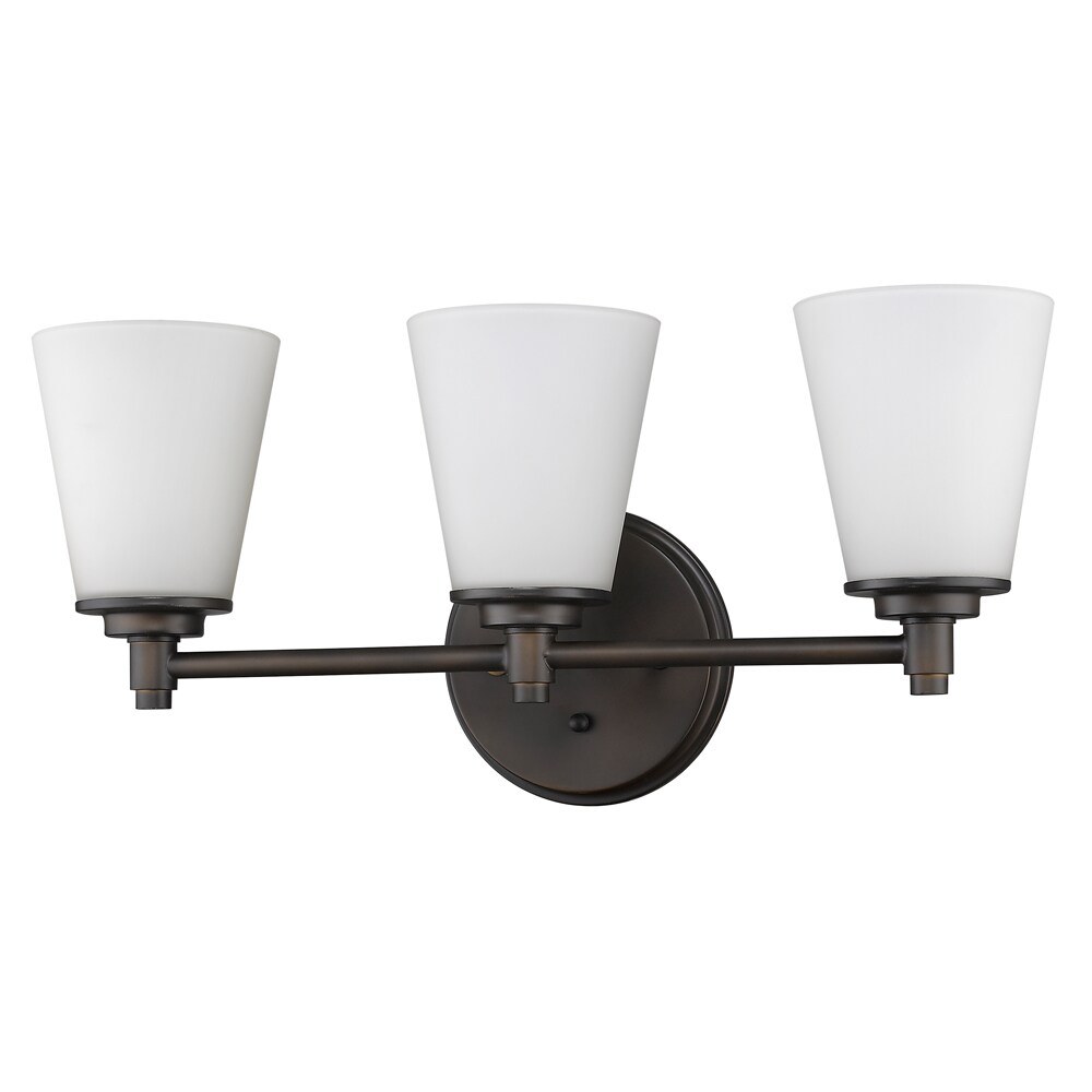 Acclaim Lighting IN41342ORB Conti 21.75-in 3-Light Oil Rubbed Bronze Transitional Vanity Light