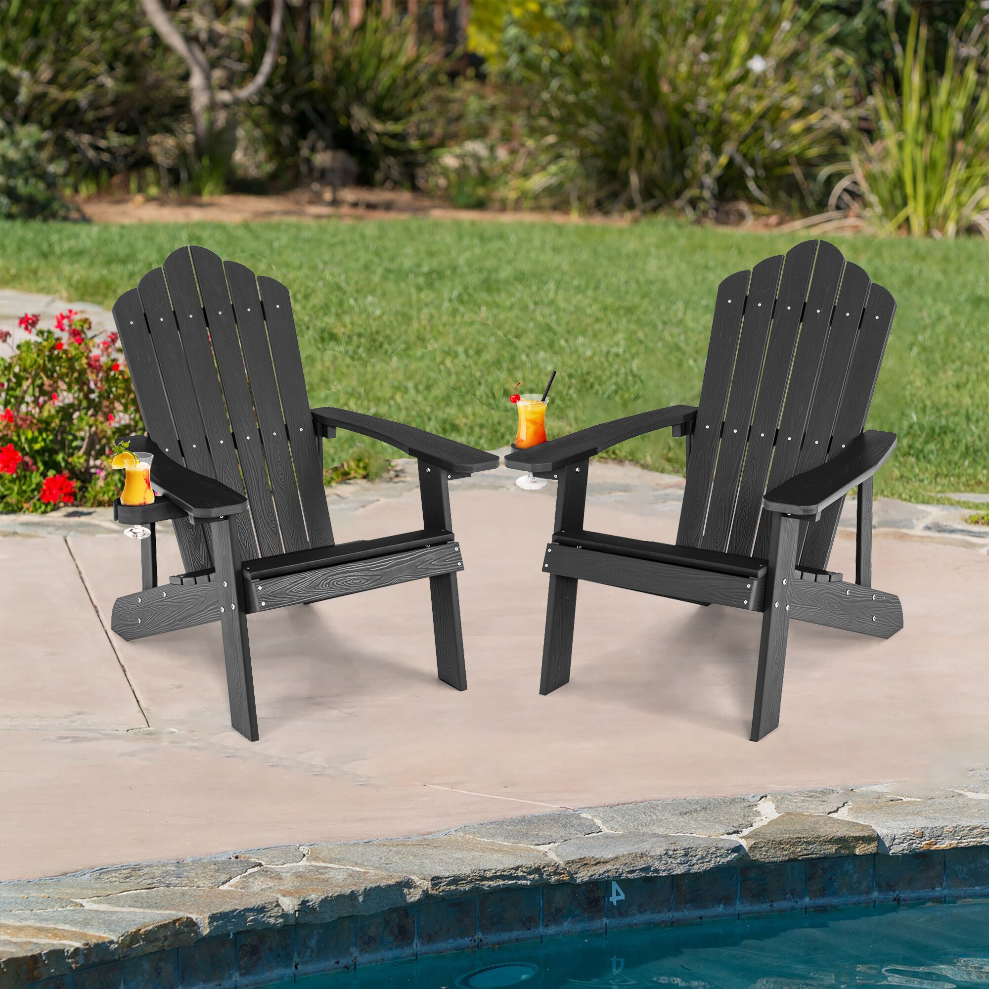 WELLFOR TDJ10983BK Patio-Chairs - View #5