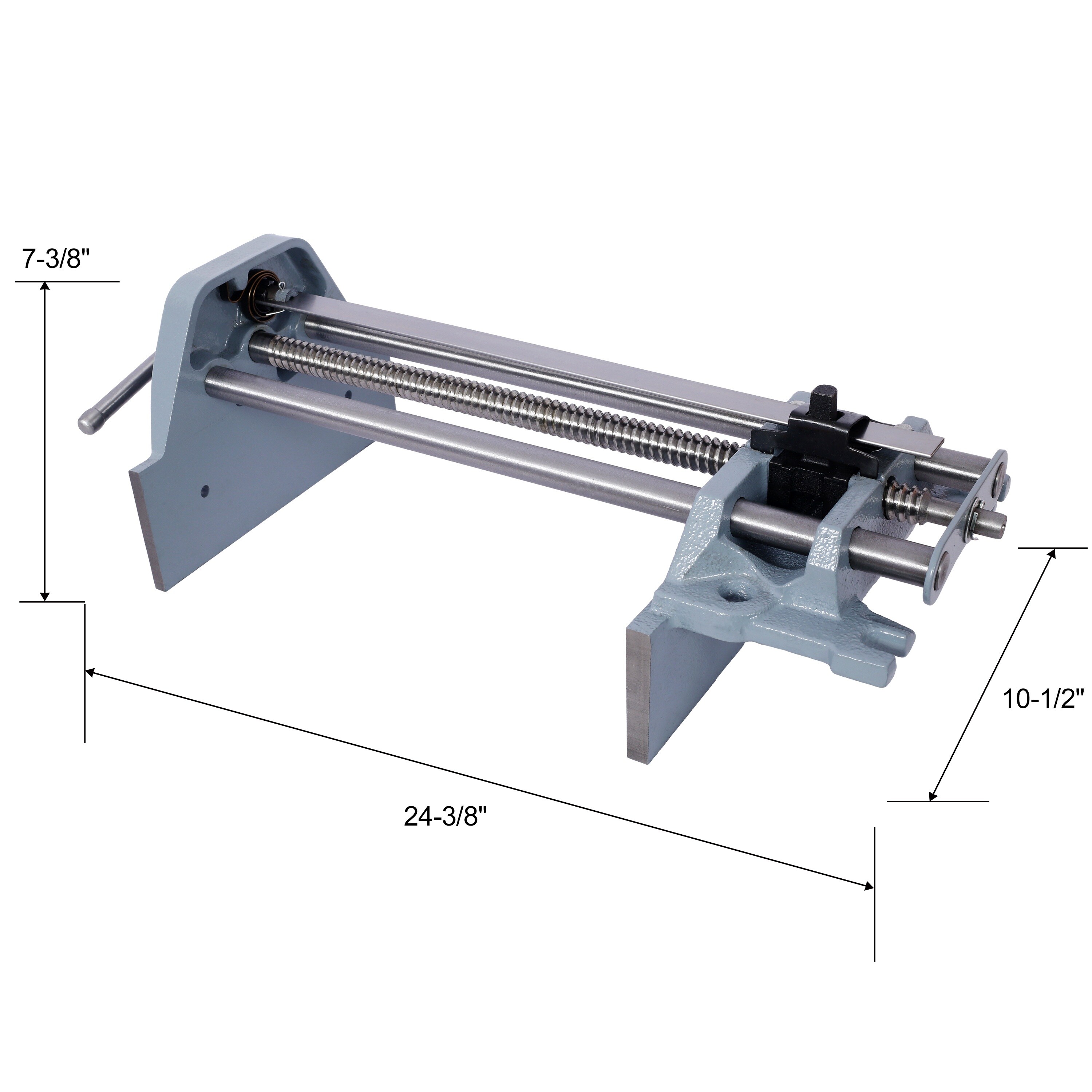 Dexmalle 55-Inch Wood Workbench with Rapid Action Woodworking Vise 10.5 ...