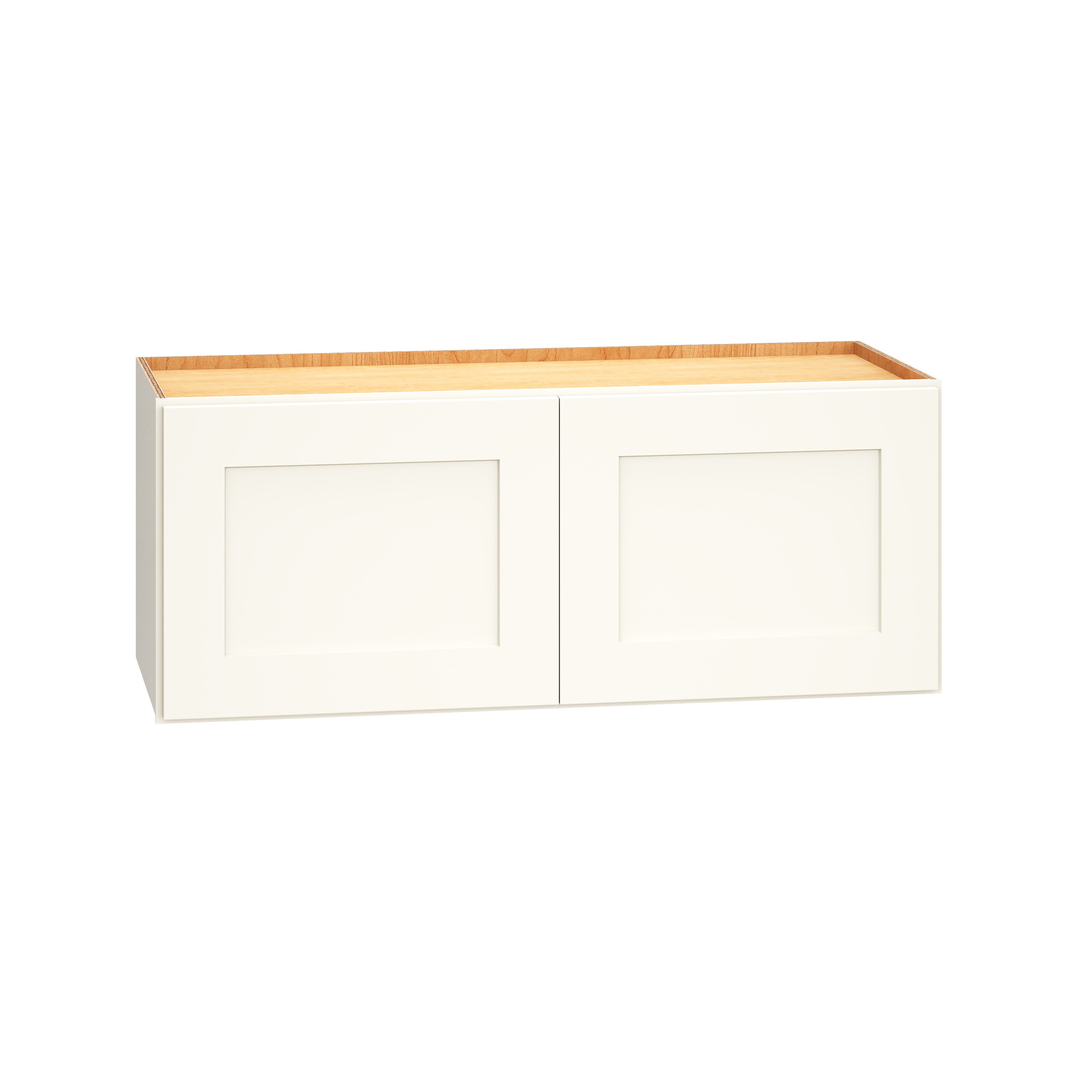 Diamond Express - Jamestown 30-in W x 12-in H x 12-in D White Painted Wall Fully Assembled Plywoo...