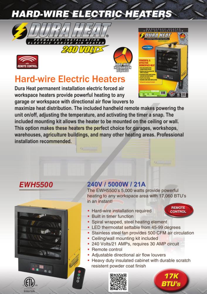 DuraHeat EWH5510 Electric-Garage-Heaters - View #2
