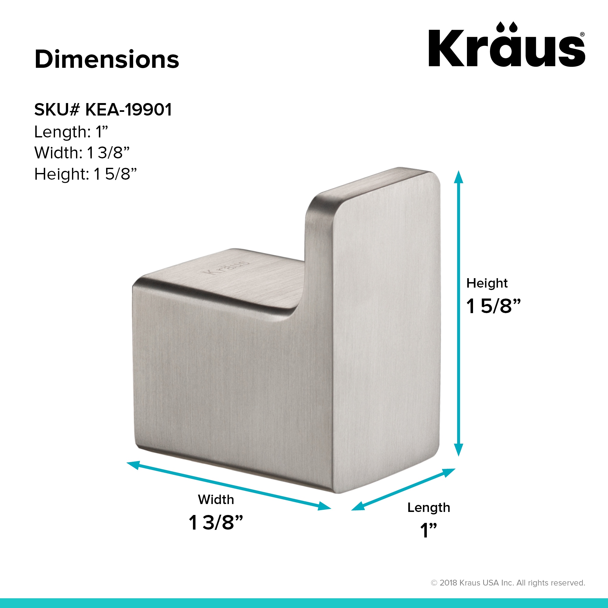 Kraus KEA-19901BN Shower-Rings-Hooks - View #3