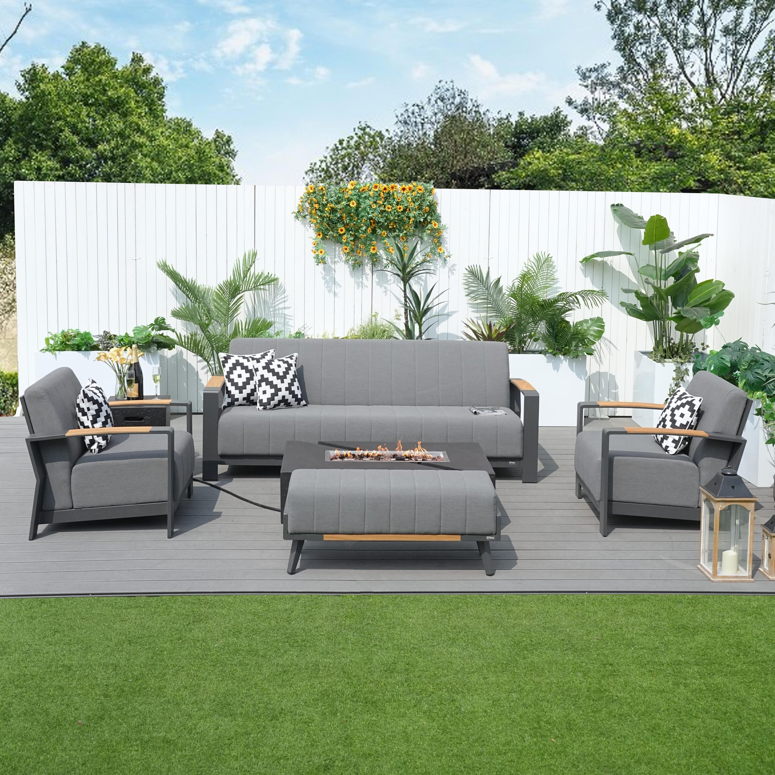 Direct Wicker DWG-2335G&24913BK Patio-Conversation-Sets - View #5