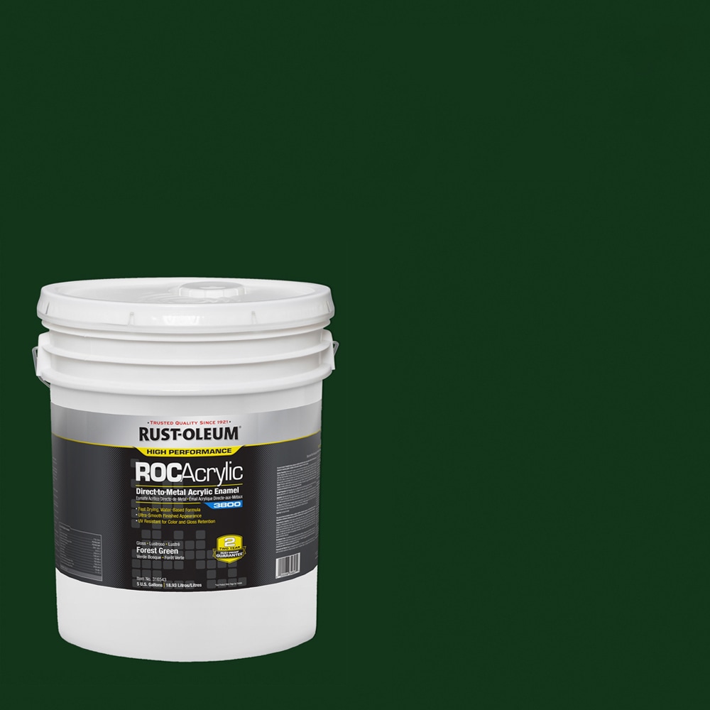 Green 5-gallon Industrial Enamel Paint at Lowes.com