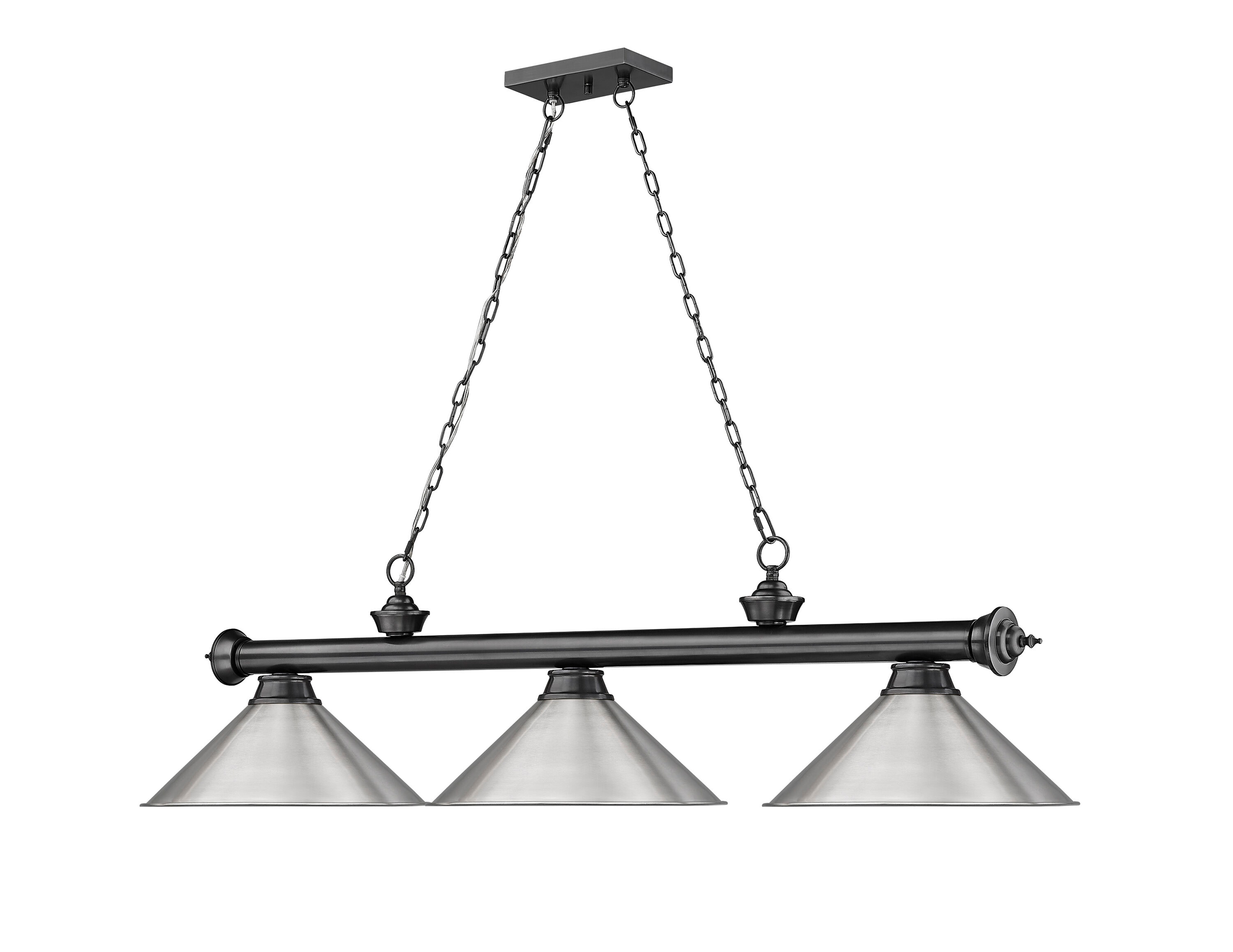 Z-Lite 2306-3BP-BN15 Pool-Table-Lighting - View #3