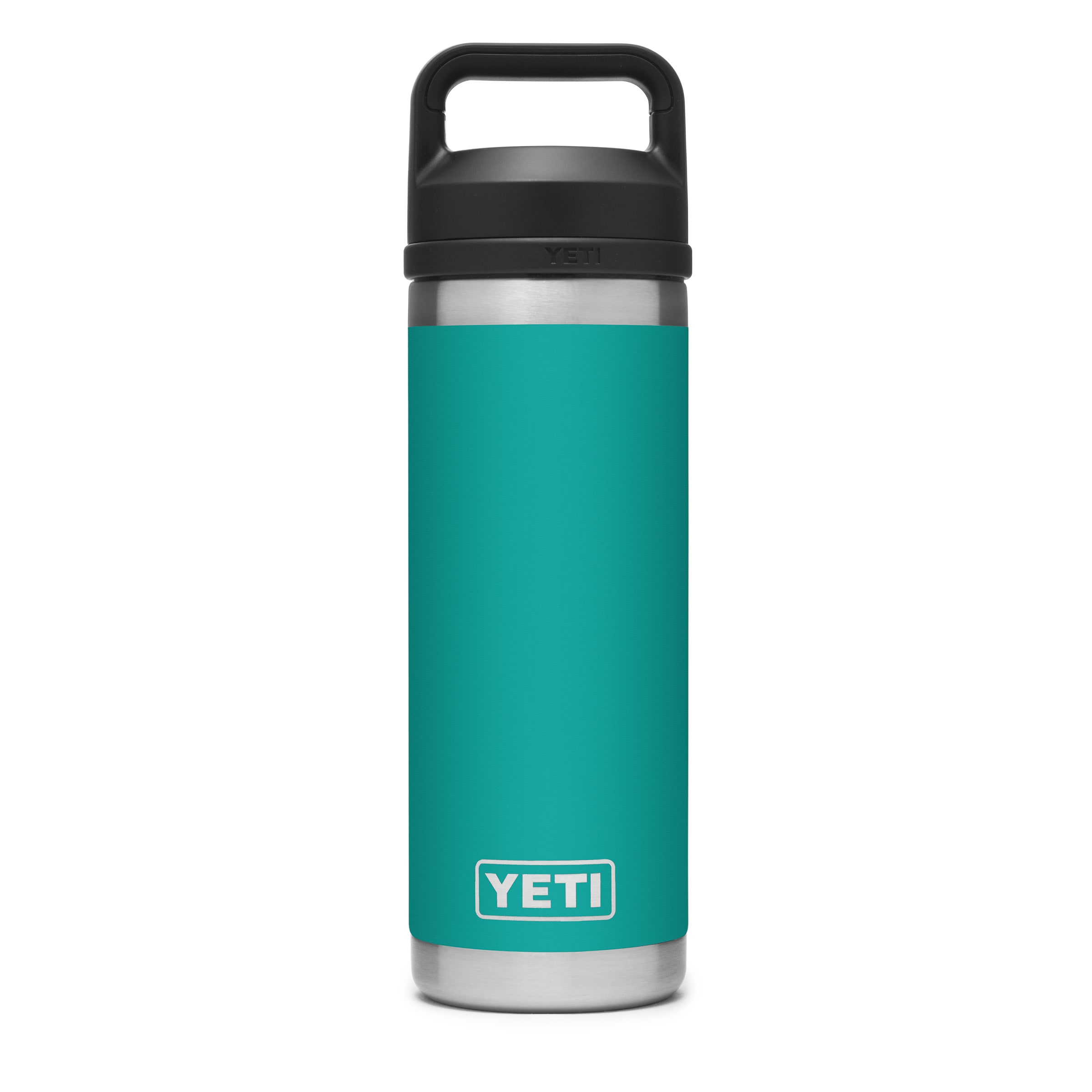 YETI Rambler 18-fl oz Stainless Steel Water Bottle with Chug Cap, Aquifer  Blue in the Water Bottles & Mugs department at
