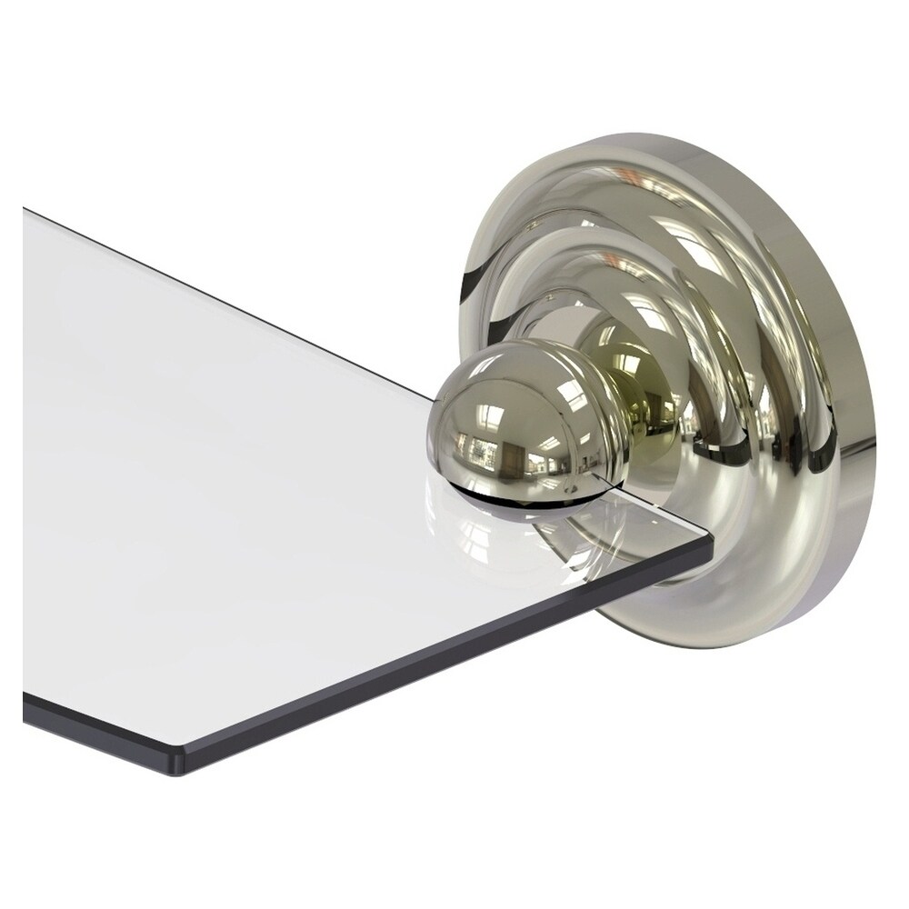 Allied Brass PQN-33/18-PNI Bathroom-Shelves - View #2