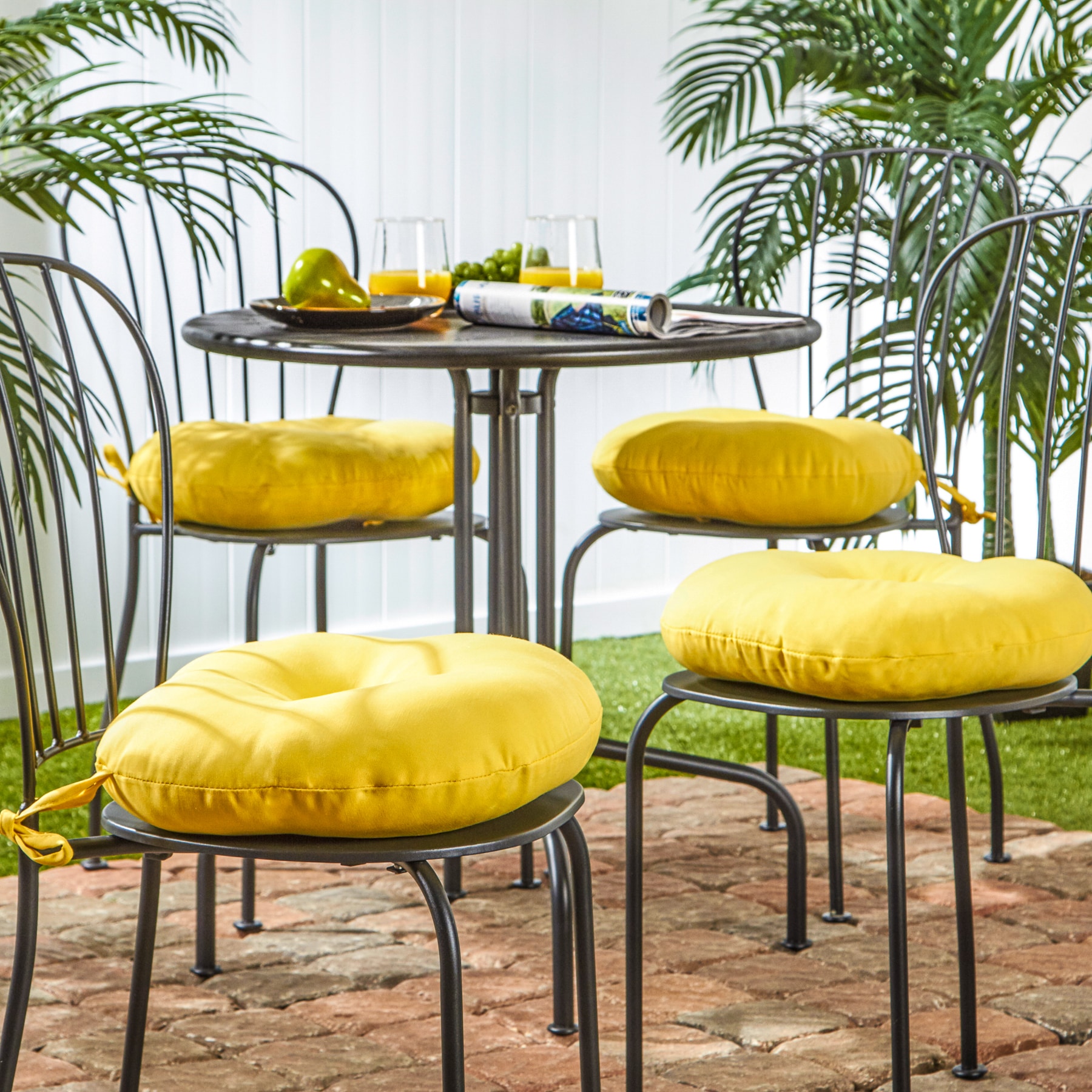 Greendale Home Fashions OC6816S4-SUNBEAM Patio-Furniture-Cushions - View #3