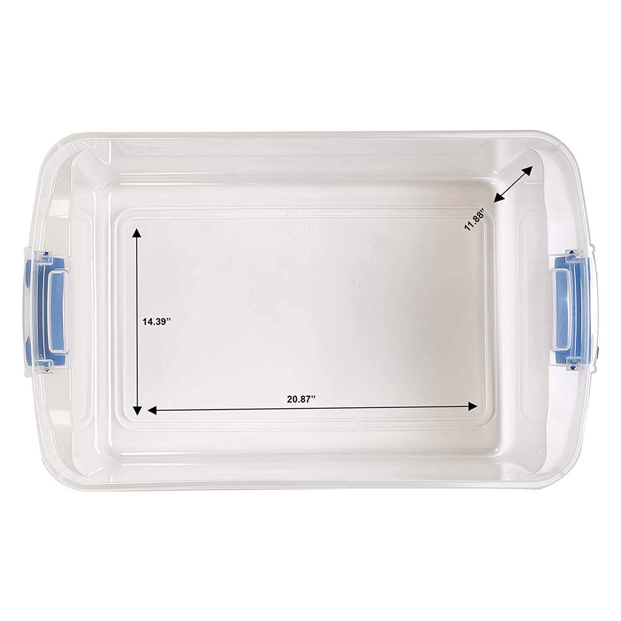 Homz Products 183881 Plastic-Storage-Totes - View #9