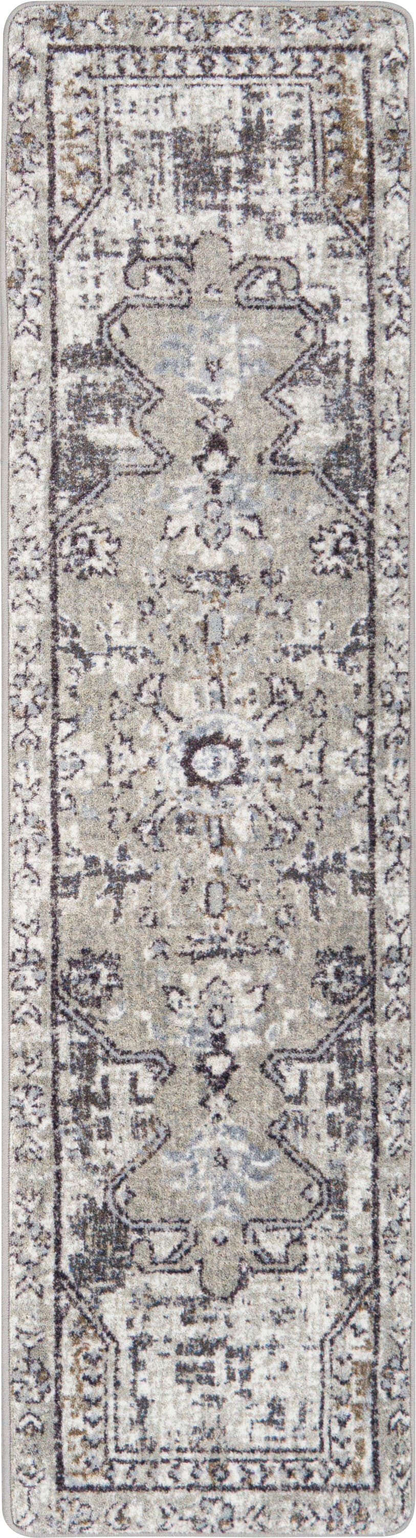 Joy Carpets 2176RR-02 Canyon Tapestry 2 x 8 (ft) Tufted Nylon Twilight Rectangular Indoor Medallion Persian Runner rug
