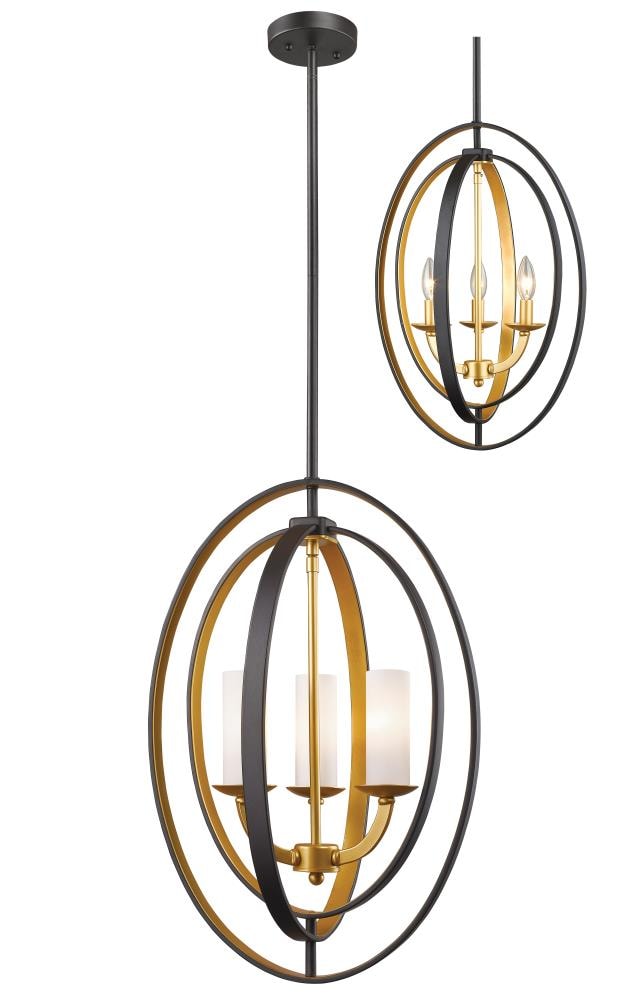 Brushed Nickel Contemporary Glass Globe Pendant Light