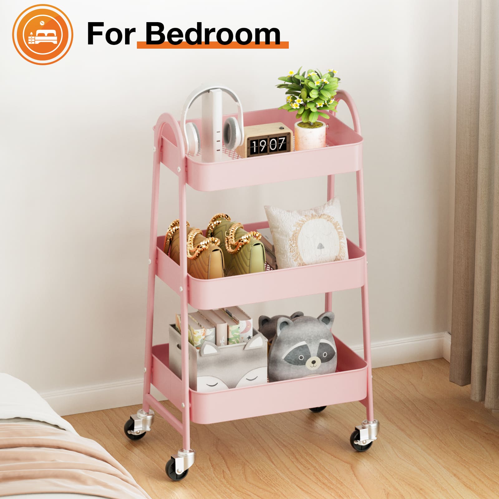 Sweetcrispy L-SN-TC3L-PK Utility-Carts - View #5