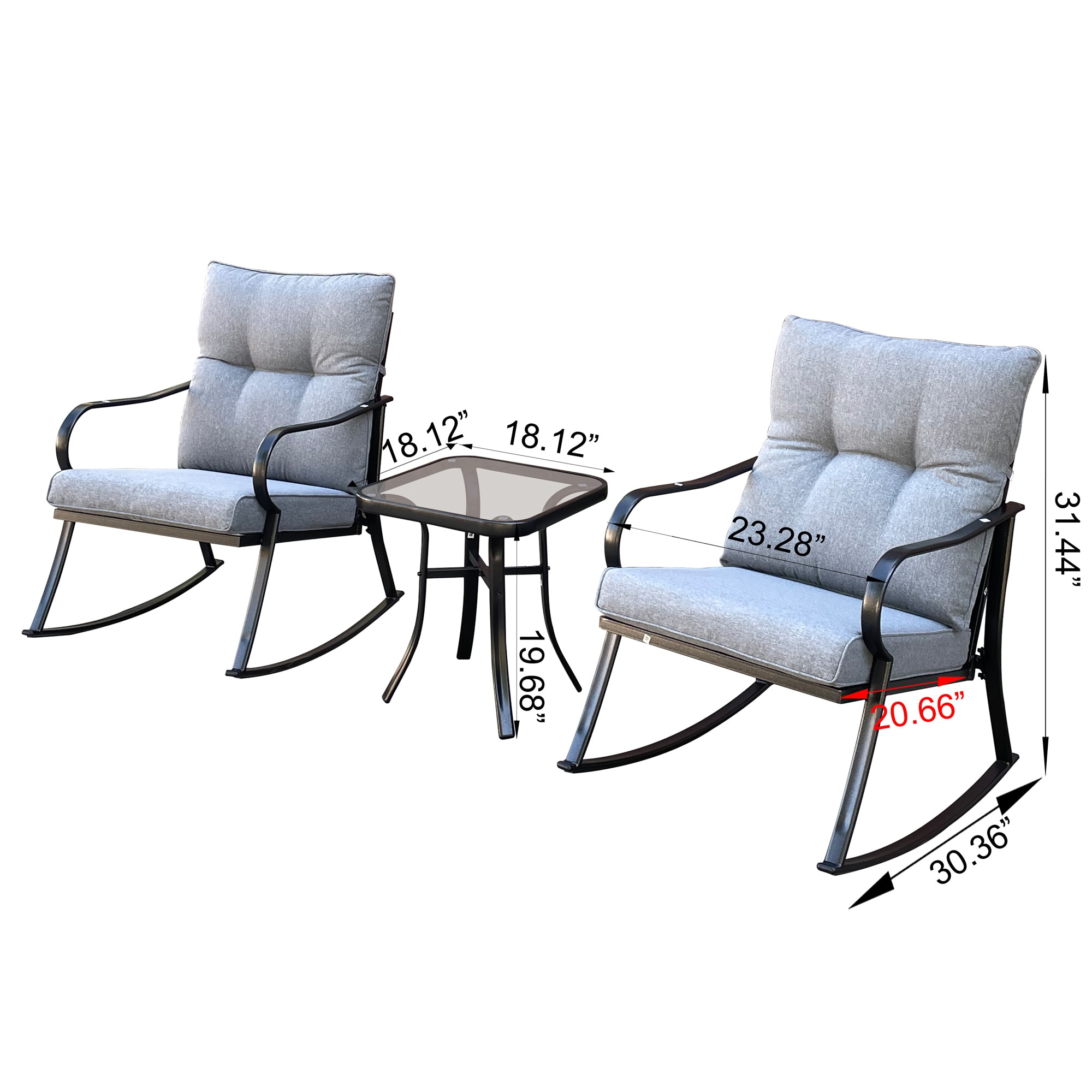 BABOOM BOM-27052-OR Patio-Conversation-Sets - View #4