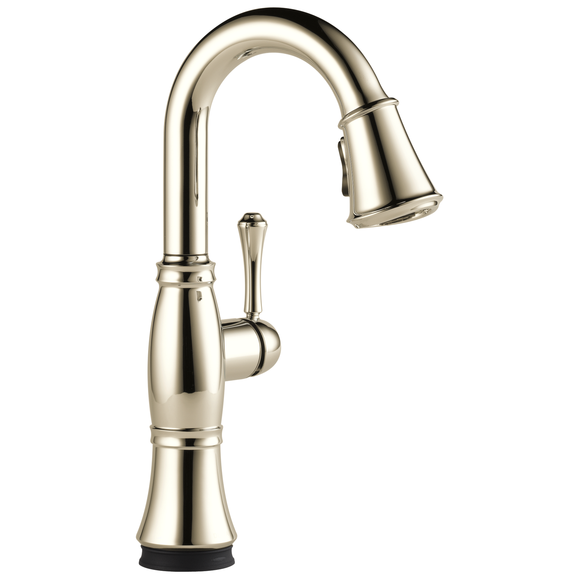 Delta 9997T-PN-PR-DST Cassidy Touch2O Lumicoat Polished Nickel Single Handle Deck-mount Touch-on Bar and Prep Kitchen Faucet with Sprayer